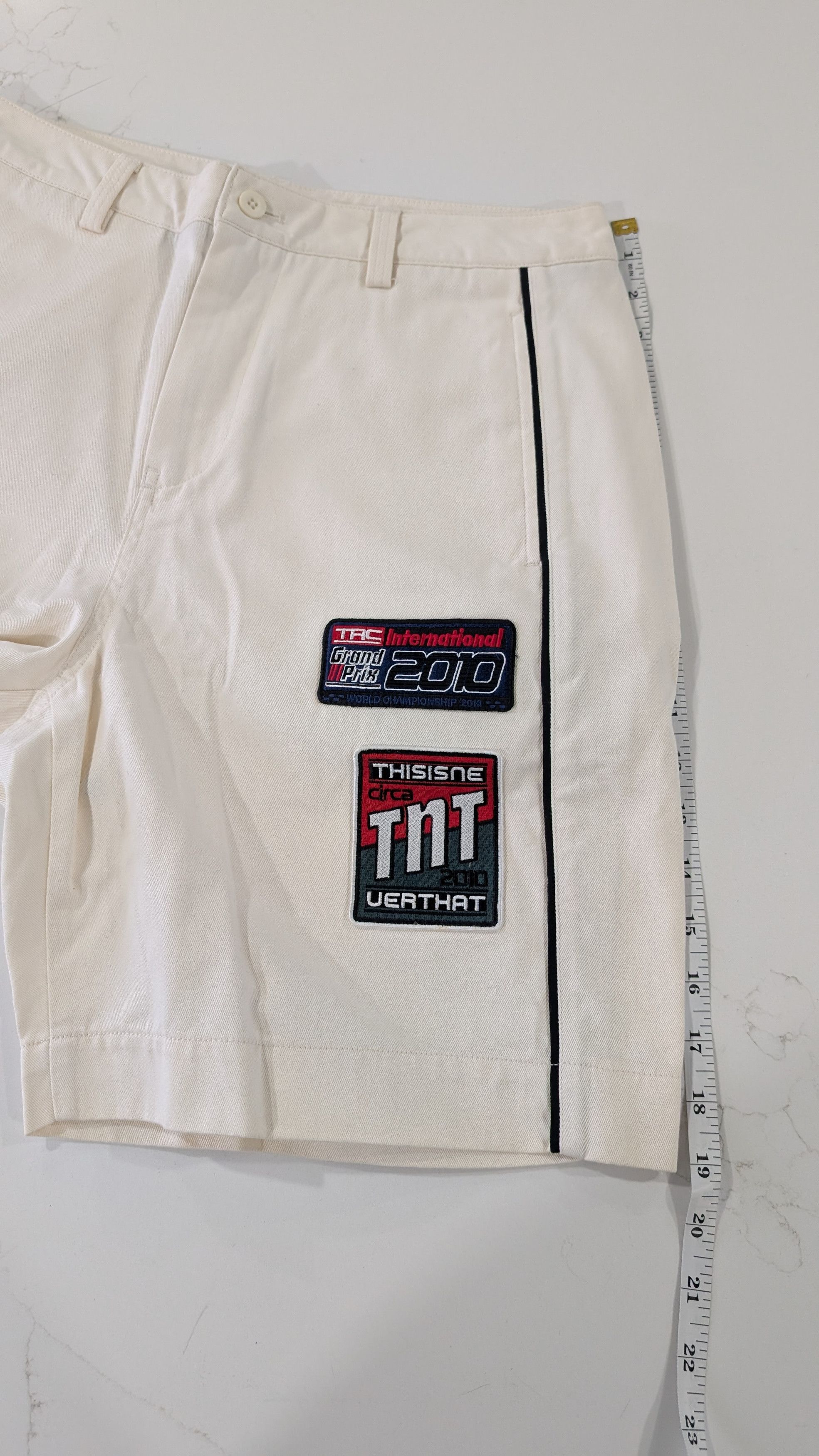 thisisneverthat thisisneverthat Racing Shorts Size M 30 Embroidered Size US 30 / EU 46 - 14 Thumbnail