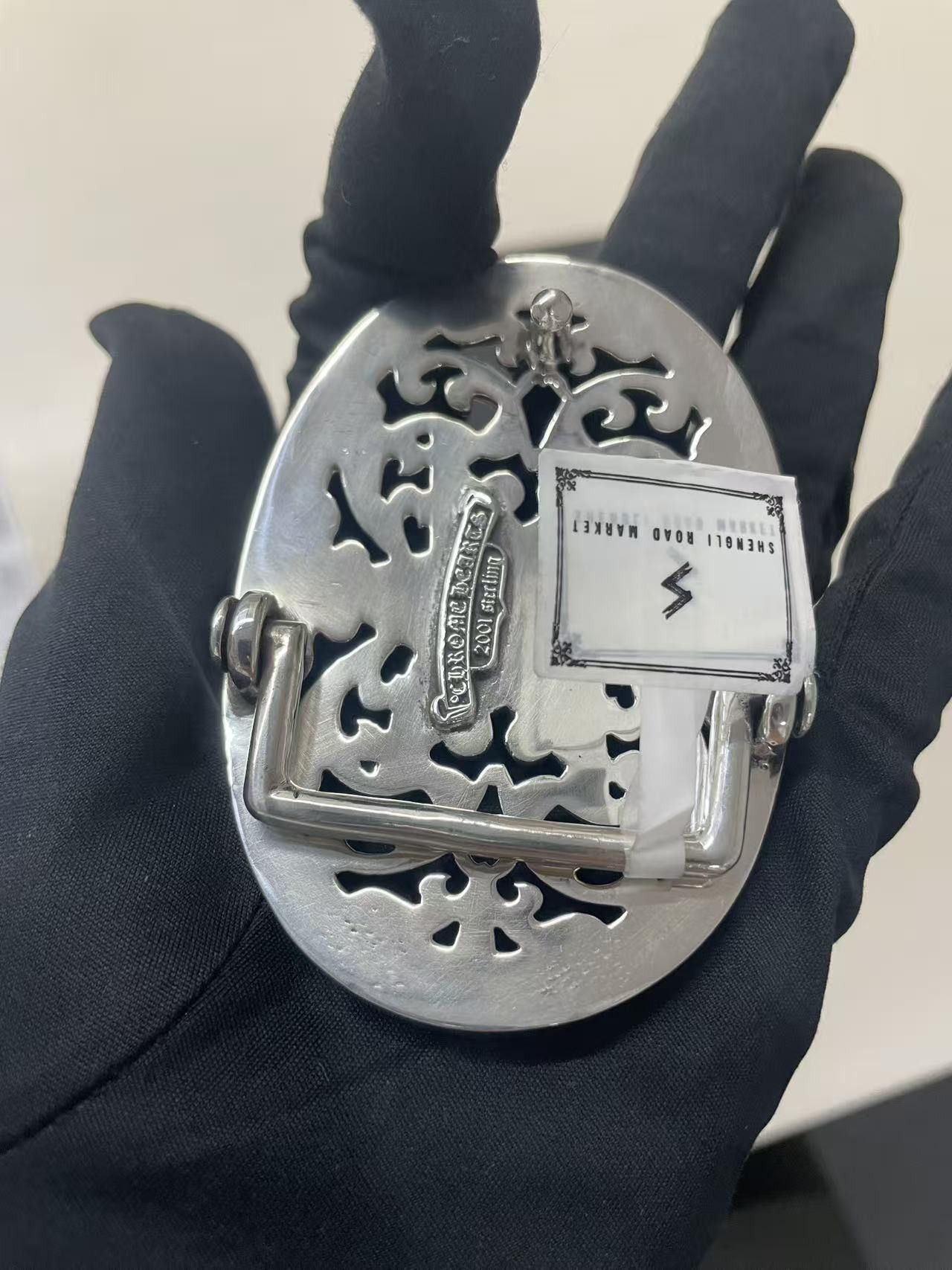 Chrome Hearts Chrome Hearts Silver Small Oval Star Belt Buckle Size ONE SIZE - 15 Thumbnail