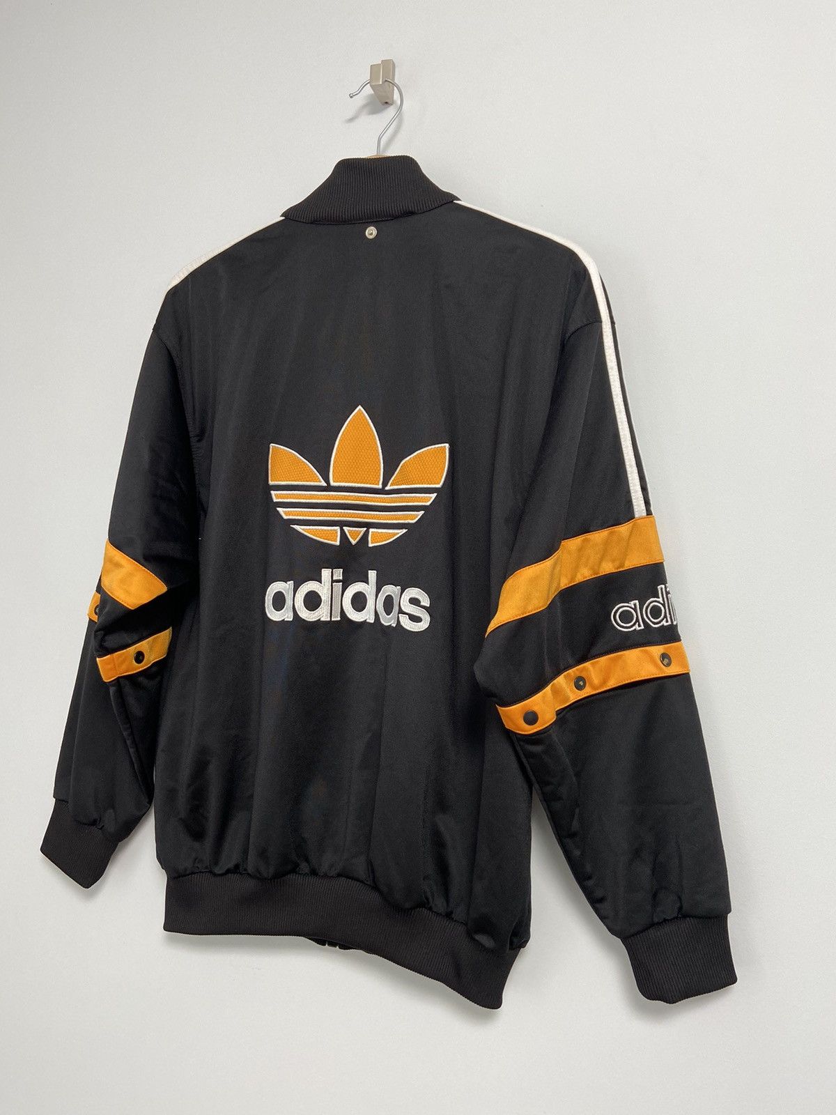 Vintage Adidas Track Top Black Vintage 90’s logo style Hype Size US S / EU 44-46 / 1 - 16 Thumbnail