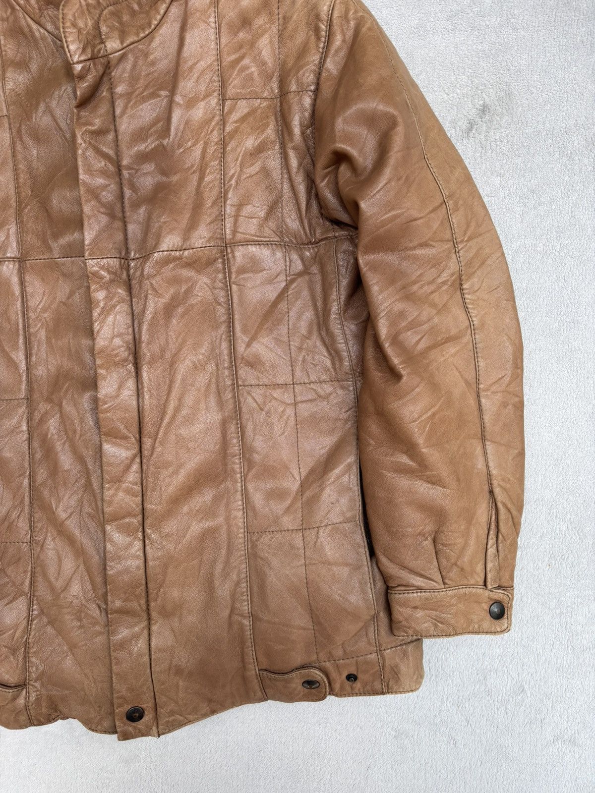Bally 1980s Bally International Paneled Leather Jacket Size US S / EU 44-46 / 1 - 6 Thumbnail