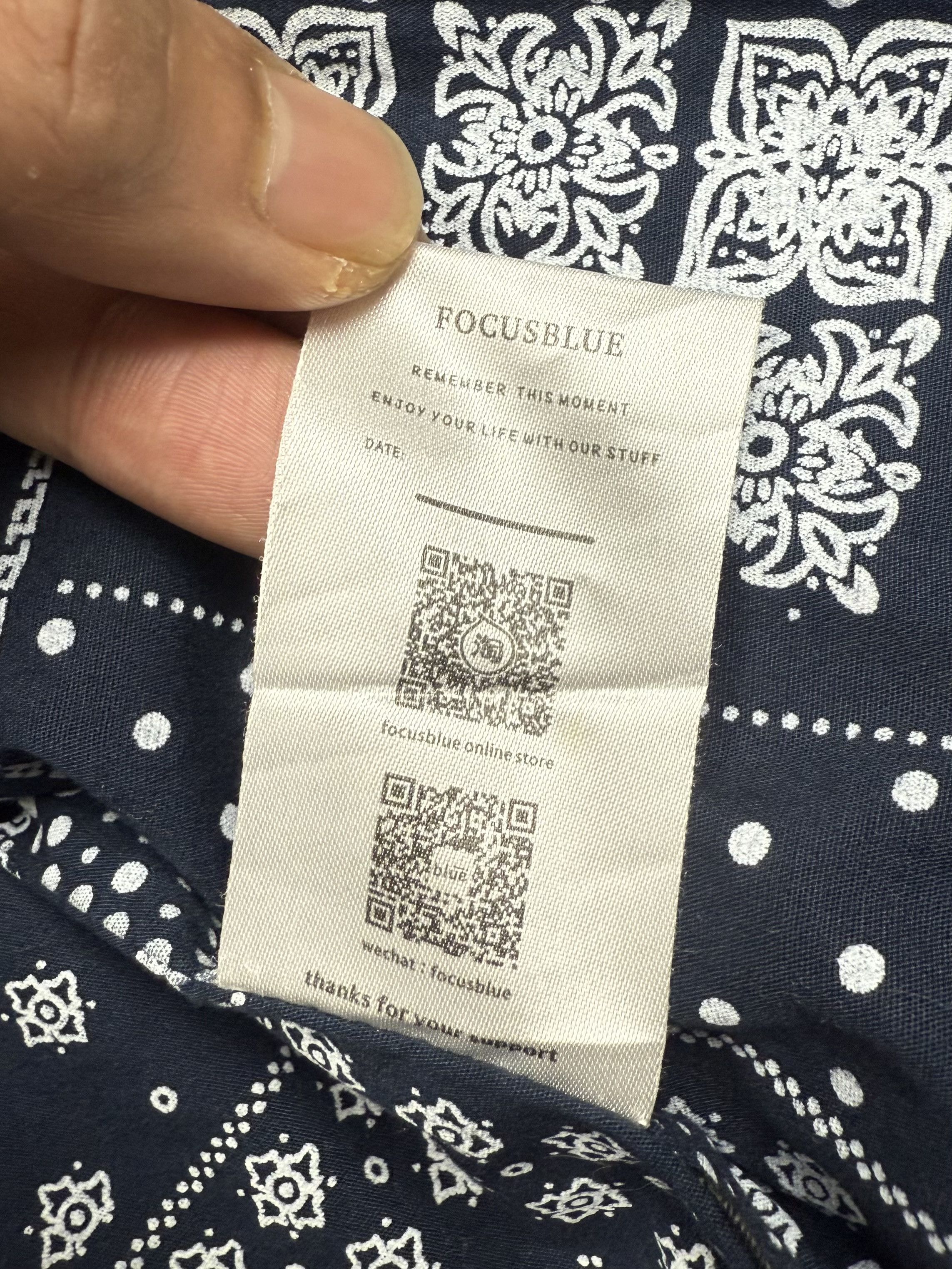 Japanese Brand Focus Blue Multi Pocket Utility Jacket 3D Pocket Cargo Size US L / EU 52-54 / 3 - 10 Thumbnail