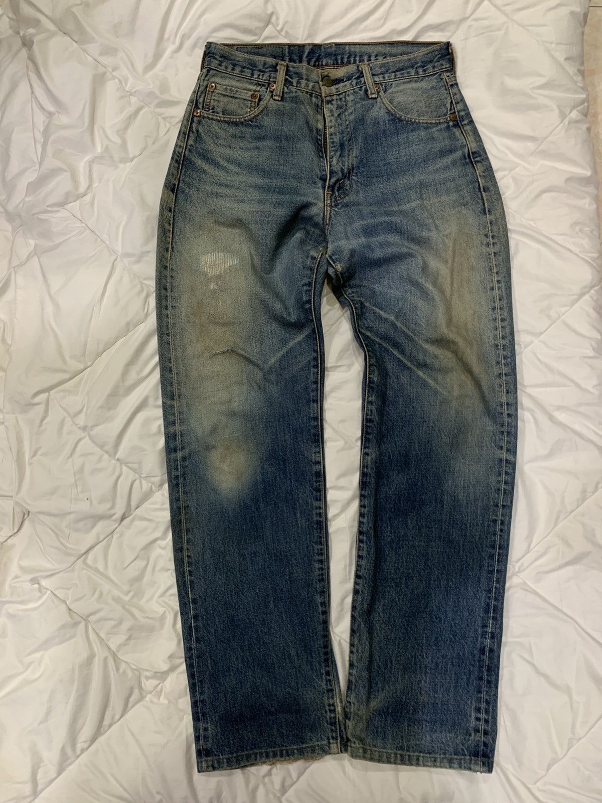 Levi's Vintage Clothing Levis 502 xx Big E Selvedge Japan Size US 31 - 1 Thumbnail
