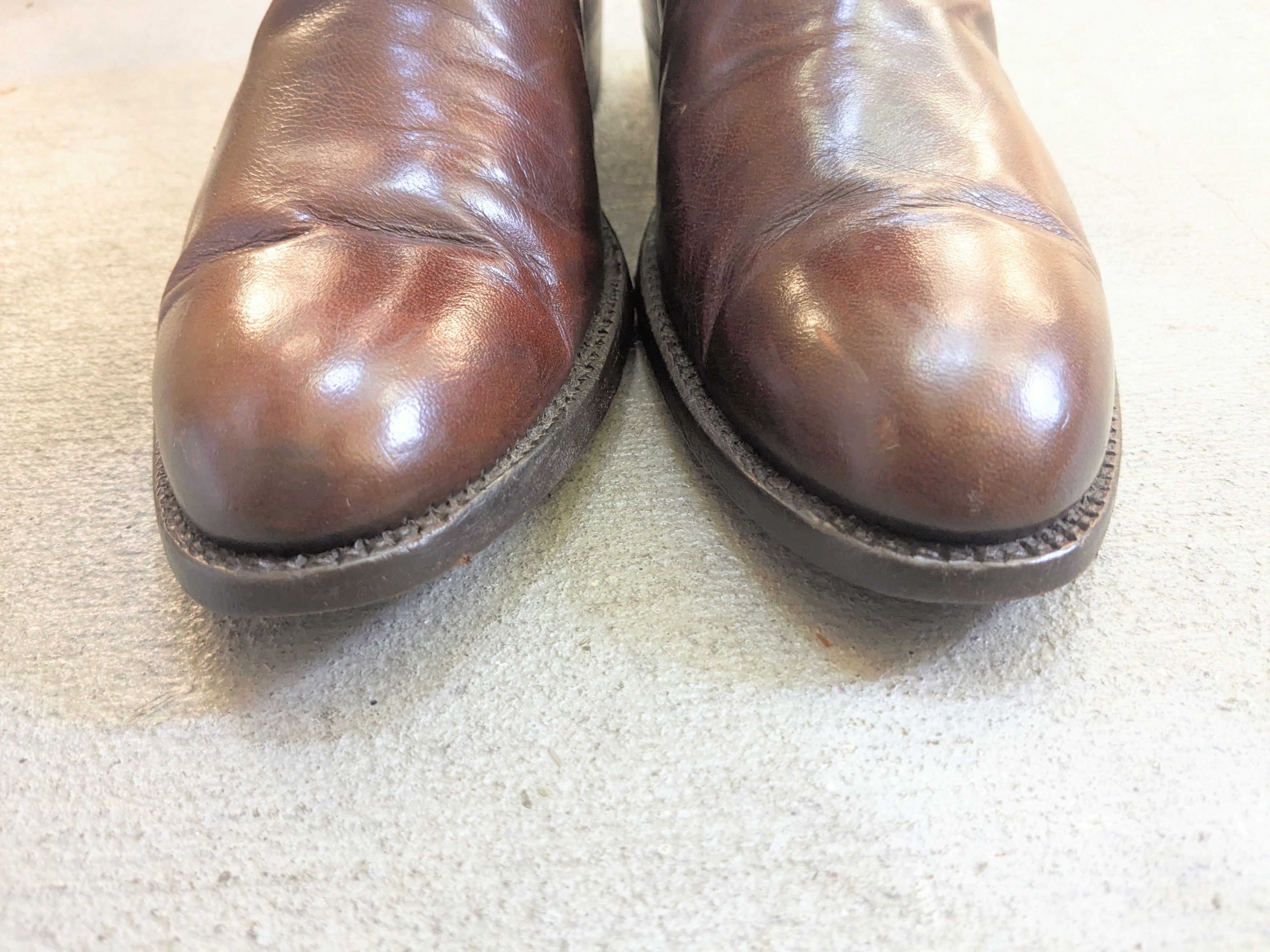 Genuine Leather Tom Taylor Cowboy Boots 9.5 Brown Leather USA Botas Size US 9.5 / EU 42-43 - 2 Thumbnail