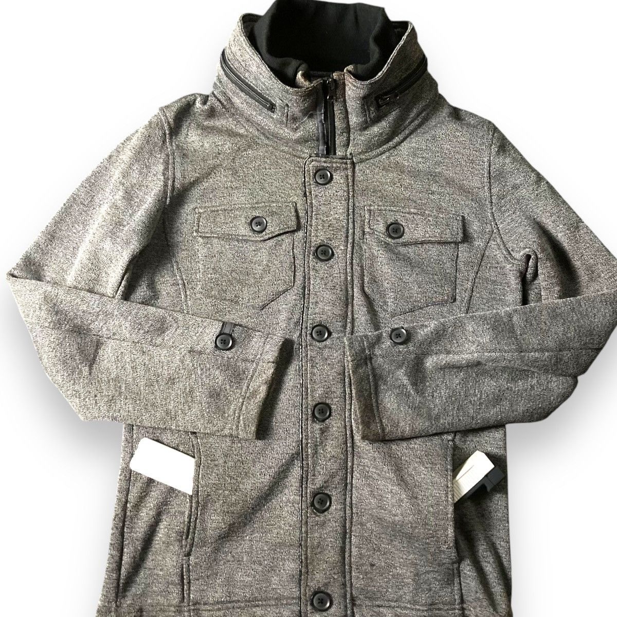Le Grande Bleu (L.G.B.) 🇯🇵 LOUIS CHAVLON BUTTON UP ZIPPER JACKET Size US L / EU 52-54 / 3 - 9 Thumbnail