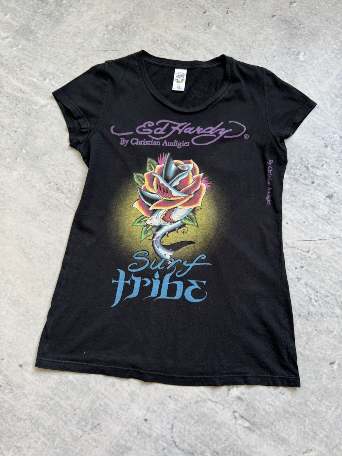 Ed Hardy Ed hardy blouse-dress surf tribe christian audigier Size S / US 4 / IT 40 - 1 Thumbnail