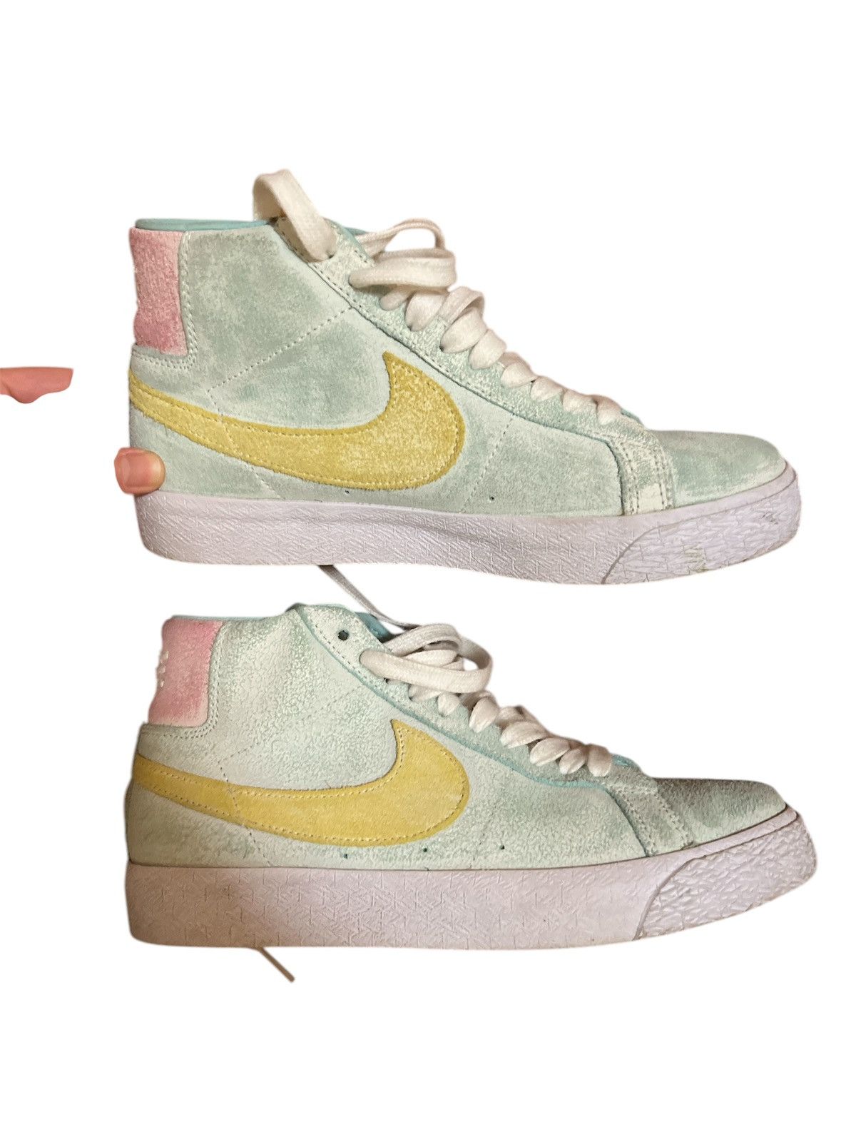 Nike Nike SB Blazer Mid Faded Light Dew Size 6y/7.5) (DA1839-300) Size US 8 / IT 38 - 2 Thumbnail