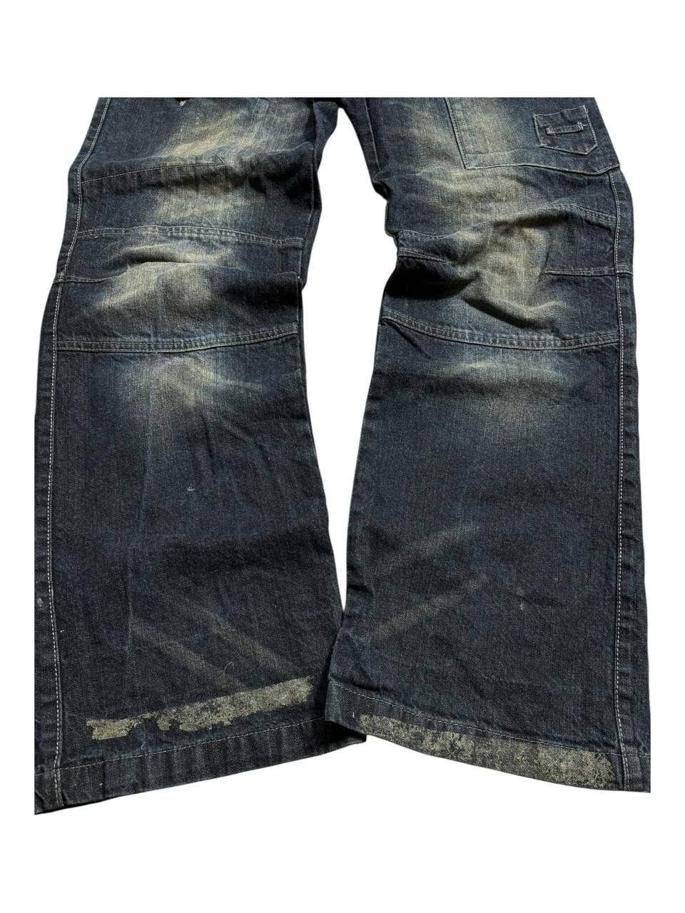 Hysteric Glamour VTG Combate Rick OWENS Type! Y2K Japan Denim Jeans Size US 34 / EU 50 - 7 Thumbnail