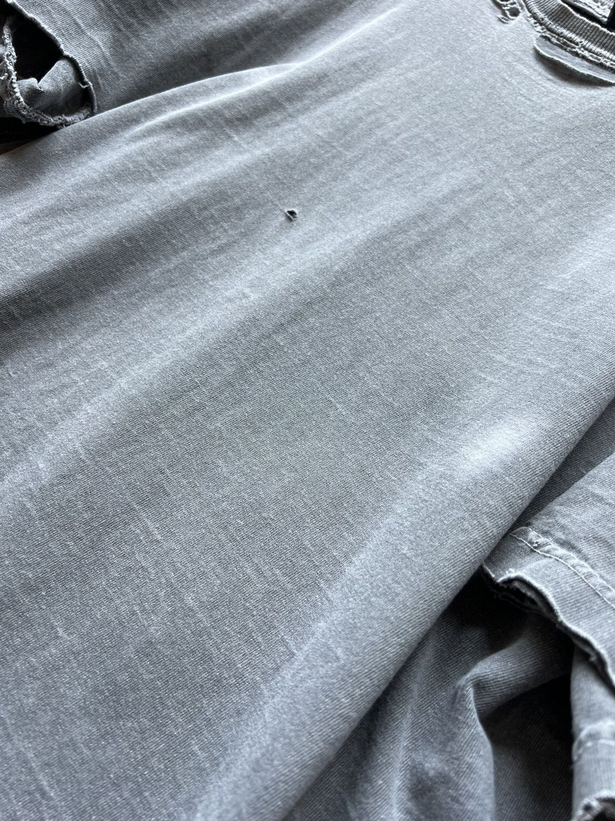 Vintage Vintage Thrashed Destroyed Slate Grey Tee Size US XL / EU 56 / 4 - 10 Thumbnail