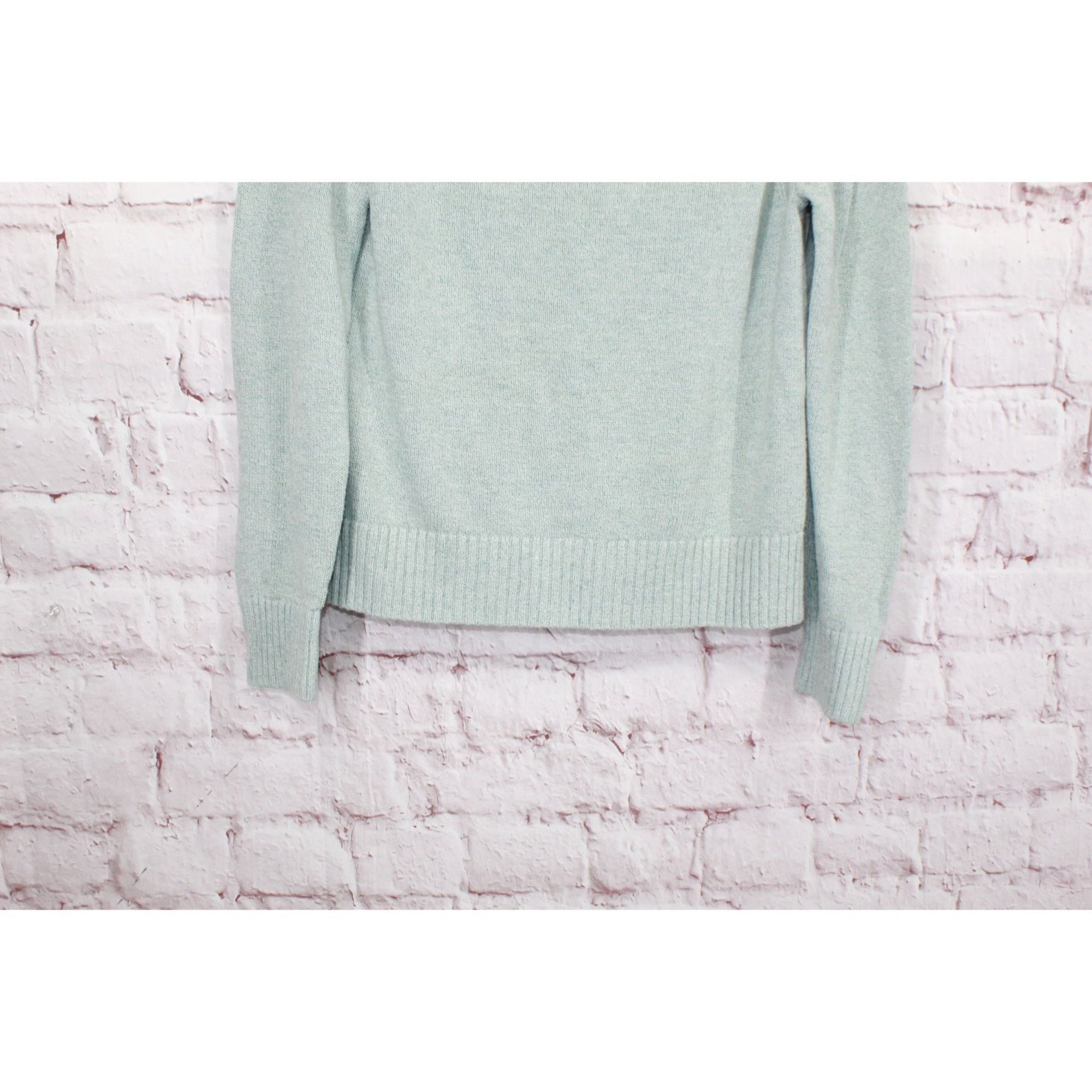 L.L. Bean LL Bean Women's Mint Green Cotton Blend Pullover Sweater Size S / US 4 / IT 40 - 5 Thumbnail