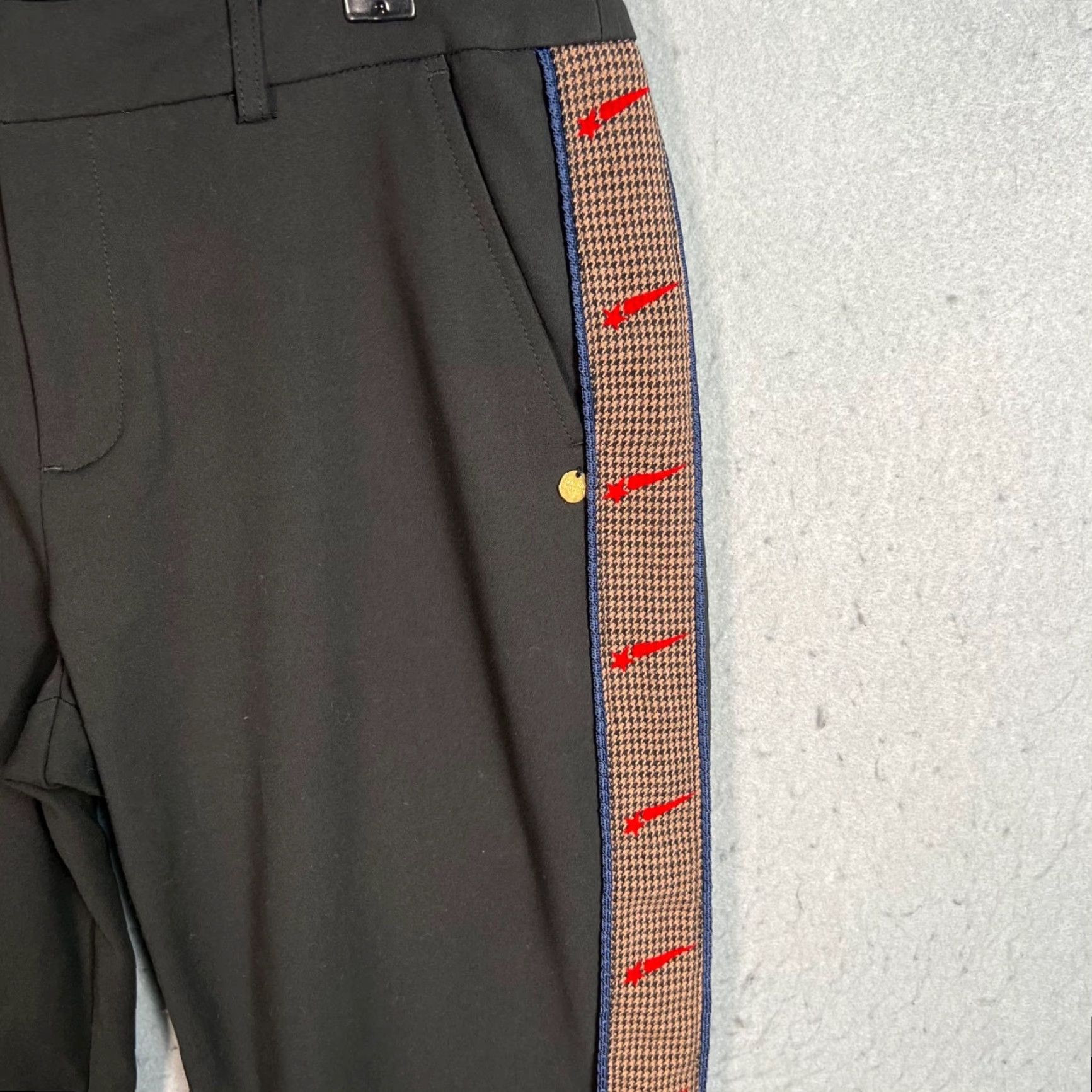 Scotch & Soda VINTAGE Scotch & Soda Womens Small Modern Classics Trousers W/ Side Stripe Detail Pants Size 28" / US 6 / IT 42 - 6 Thumbnail
