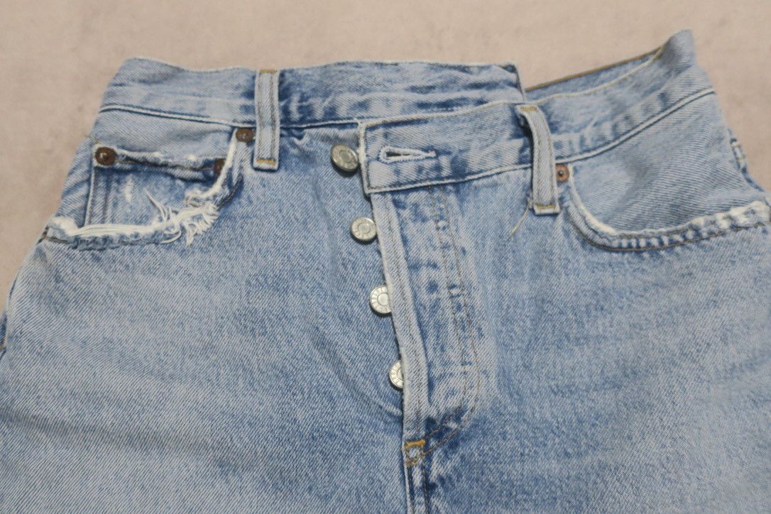 Agolde Women's Criss Cut-Off Jean Shorts Size 23 Size US 26 / EU 42 - 2 Thumbnail