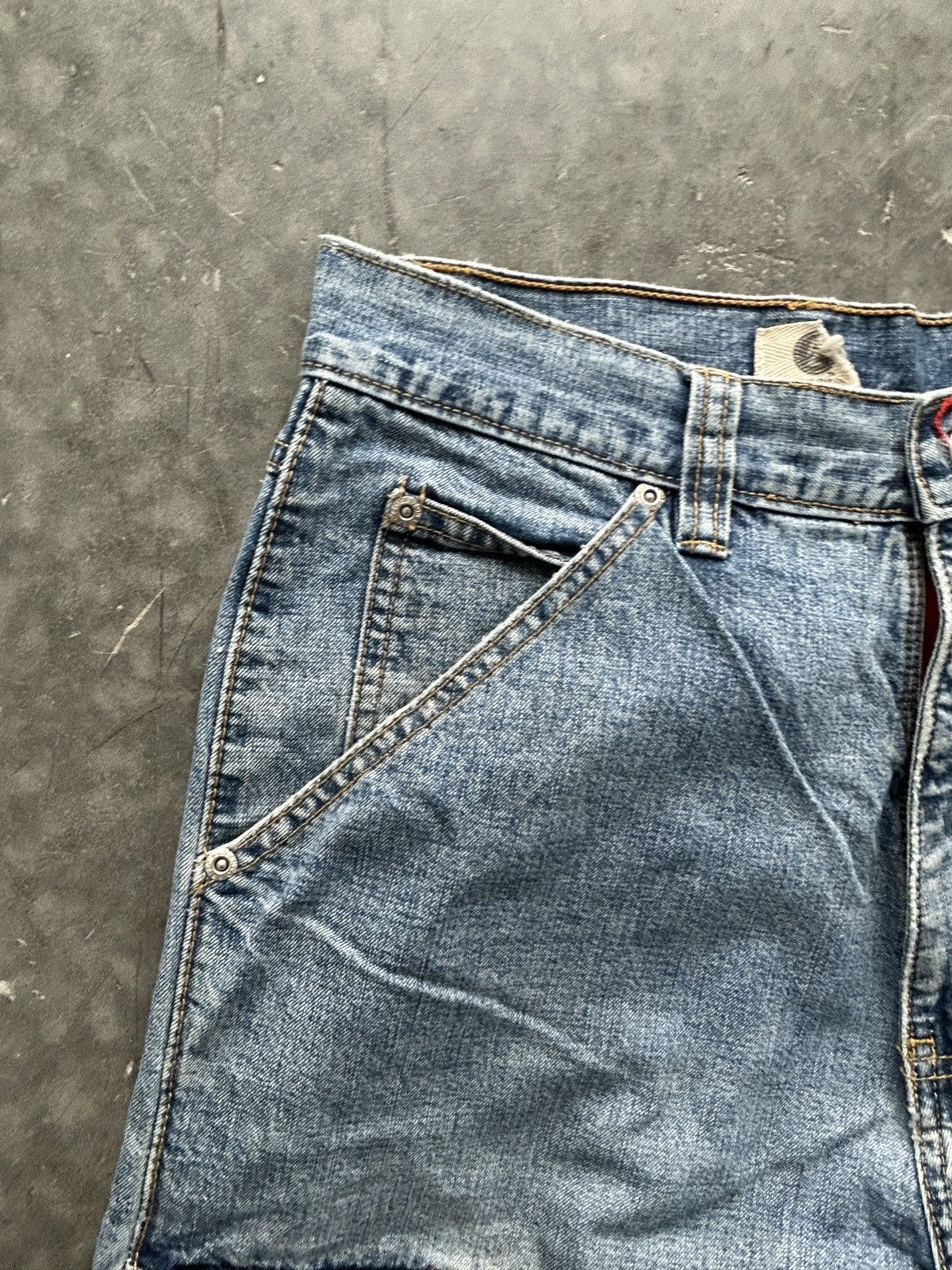 Arizona Jean Co. Vintage Y2K Baggy Utility Denim Jeans 34x34 Skater Style Size US 34 / EU 50 - 5 Thumbnail