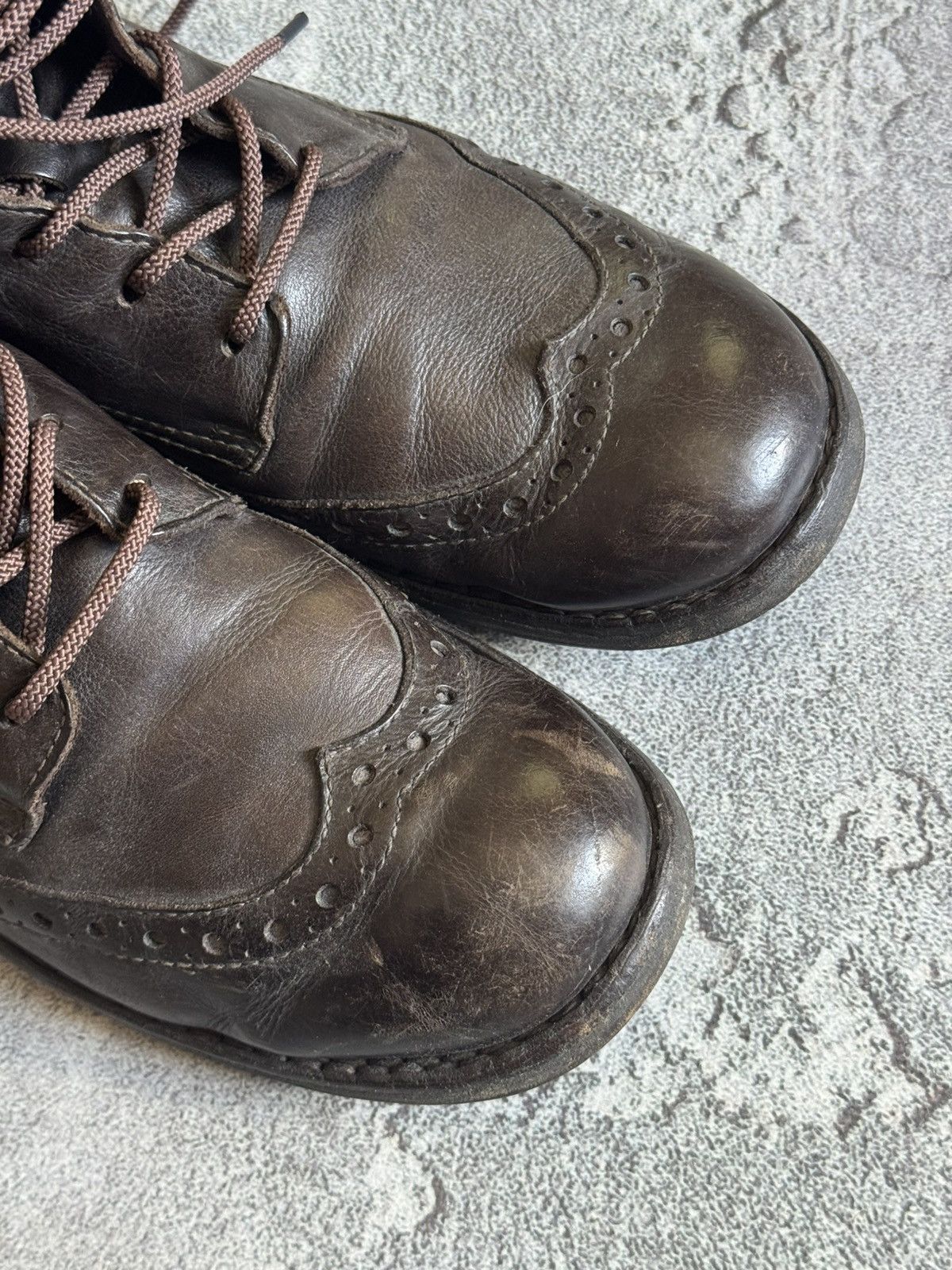 MoMA MOMA 42size brown leather high boots shoes vintage retro Size US 9 / EU 42 - 20 Thumbnail