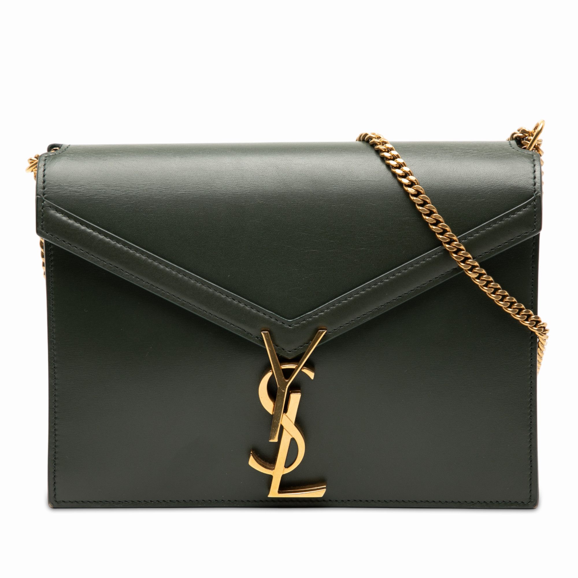 Yves Saint Laurent Yves Saint Laurent Smooth Calfskin Monogram Cassandra Clasp Bag Size ONE SIZE - 1 Thumbnail