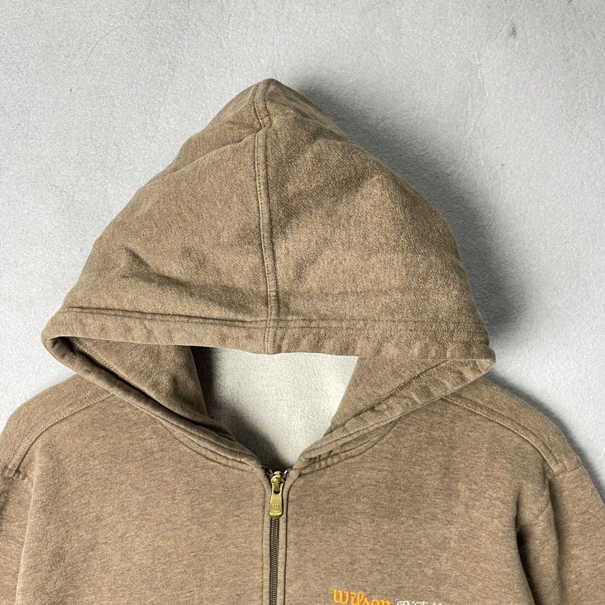 Wilson Vintage Wilson Zip Hoodie Brown Size US L / EU 52-54 / 3 - 2 Thumbnail
