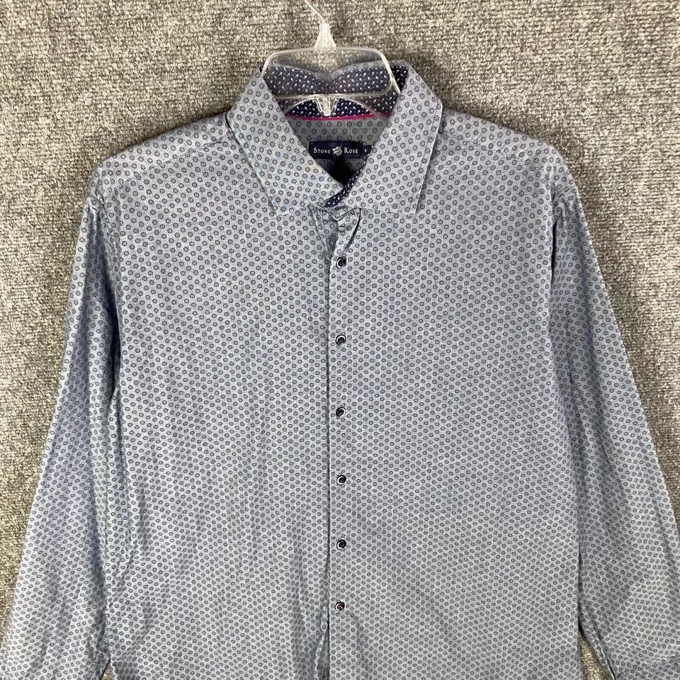 Stone Rose Stone Rose Button Up Shirt Men's Small Long Sleeve Adults S Size US S / EU 44-46 / 1 - 2 Thumbnail