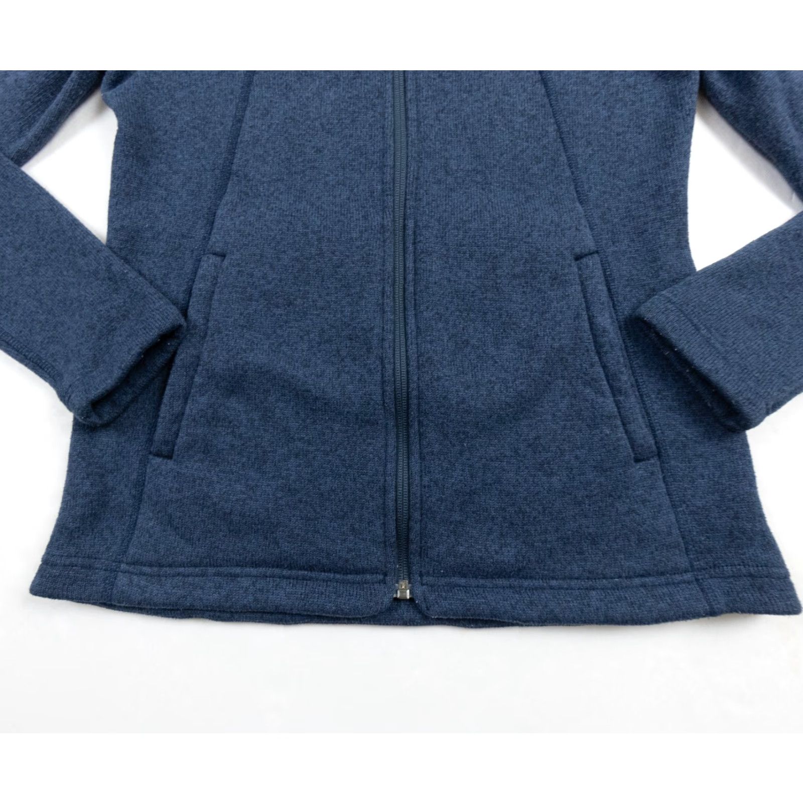 The North Face The North Face Women's Jacket Small Blue Fleece Full Zip Casual Outdoor Logo Embroidered Womens Size S / US 4 / IT 40 - 3 Thumbnail