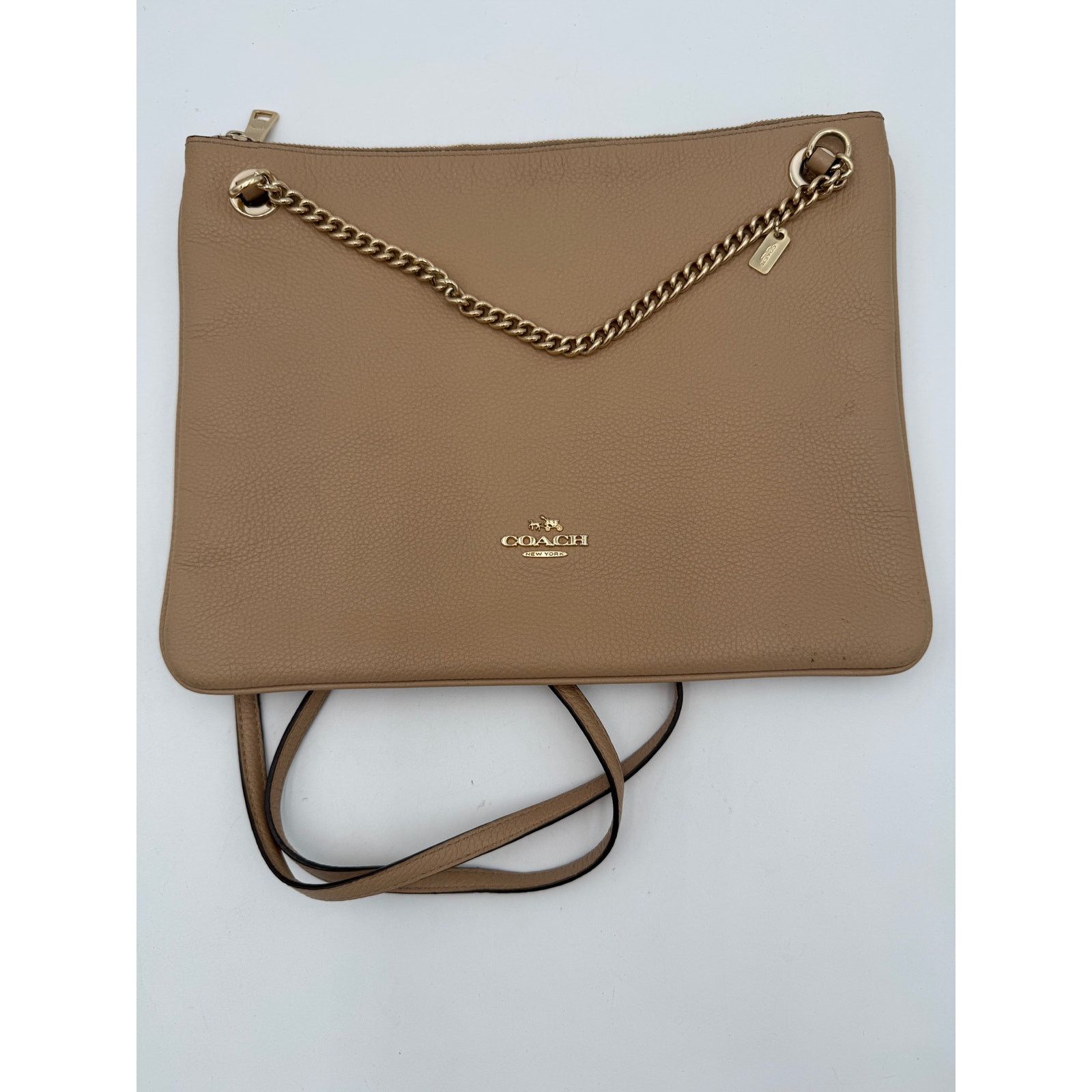 Coach Coach Gold Chain Crossbody Bag Purse Size ONE SIZE - 1 Thumbnail