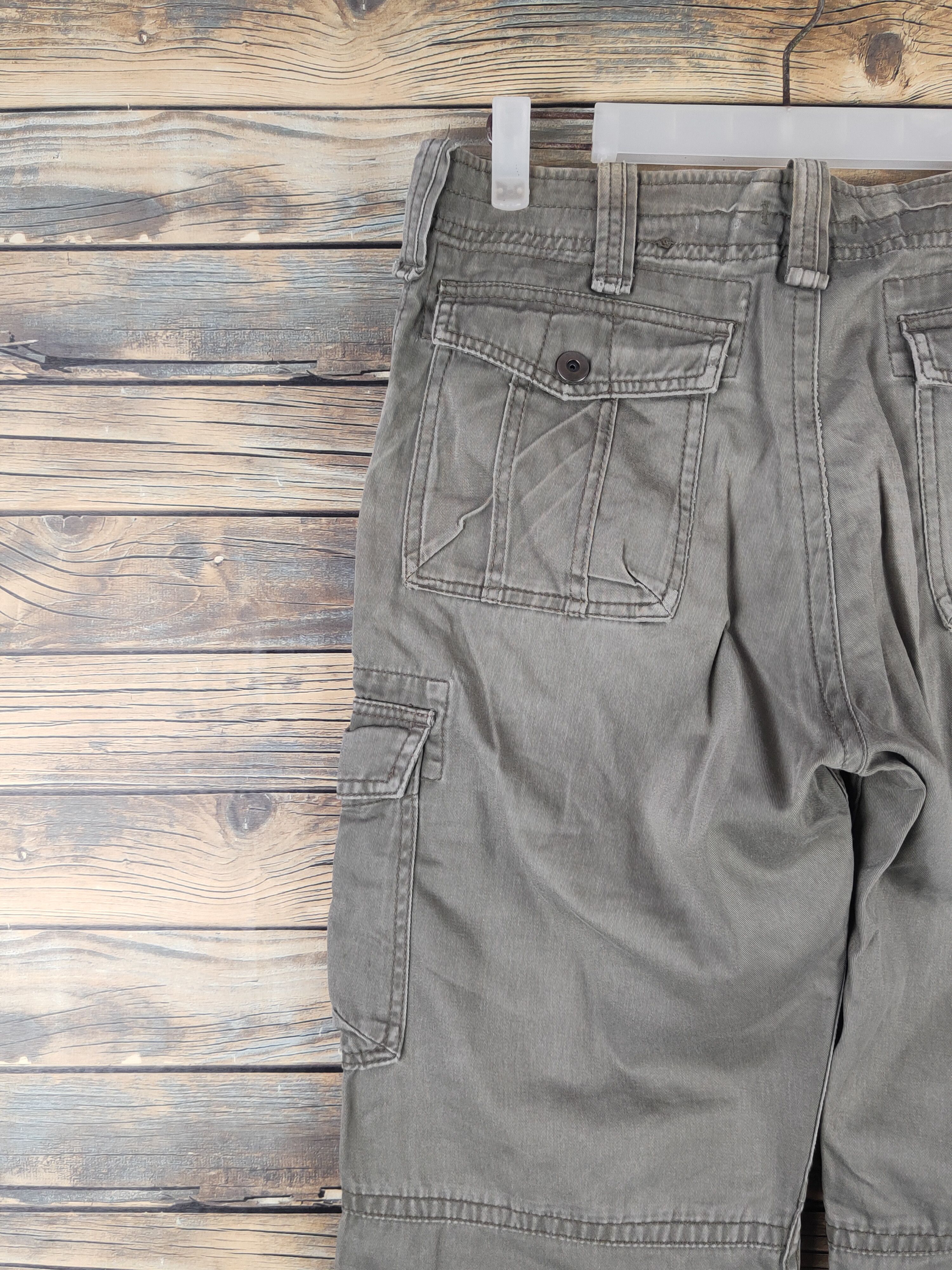 Japanese Brand DL Villand Olive Multipocket Tactical Cargo Pants #1497 Size US 32 / EU 48 - 8 Thumbnail