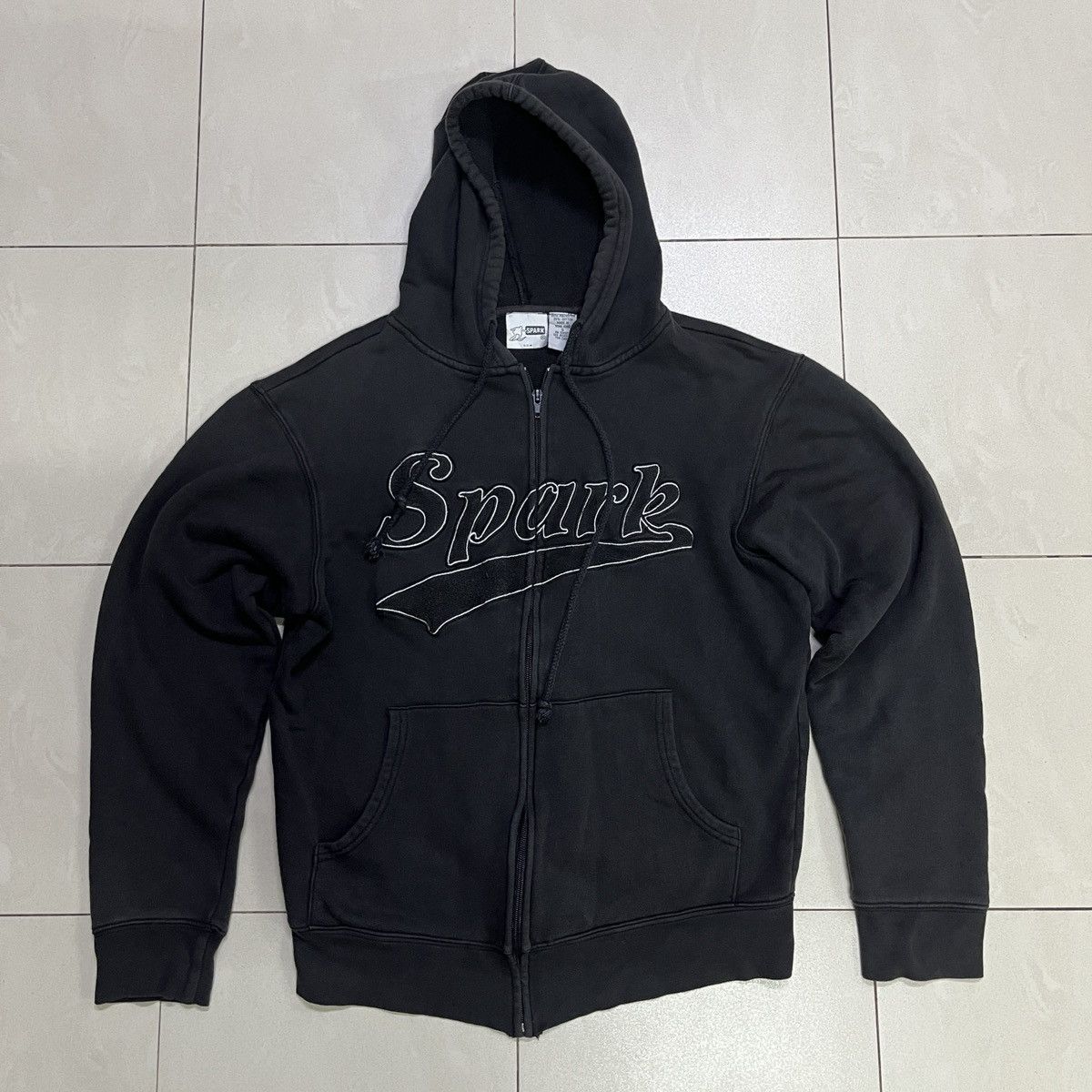 Shorty's Skateboards × Vintage Vintage Spark Zipper Hoodie Size S / US 4 / IT 40 - 2 Thumbnail