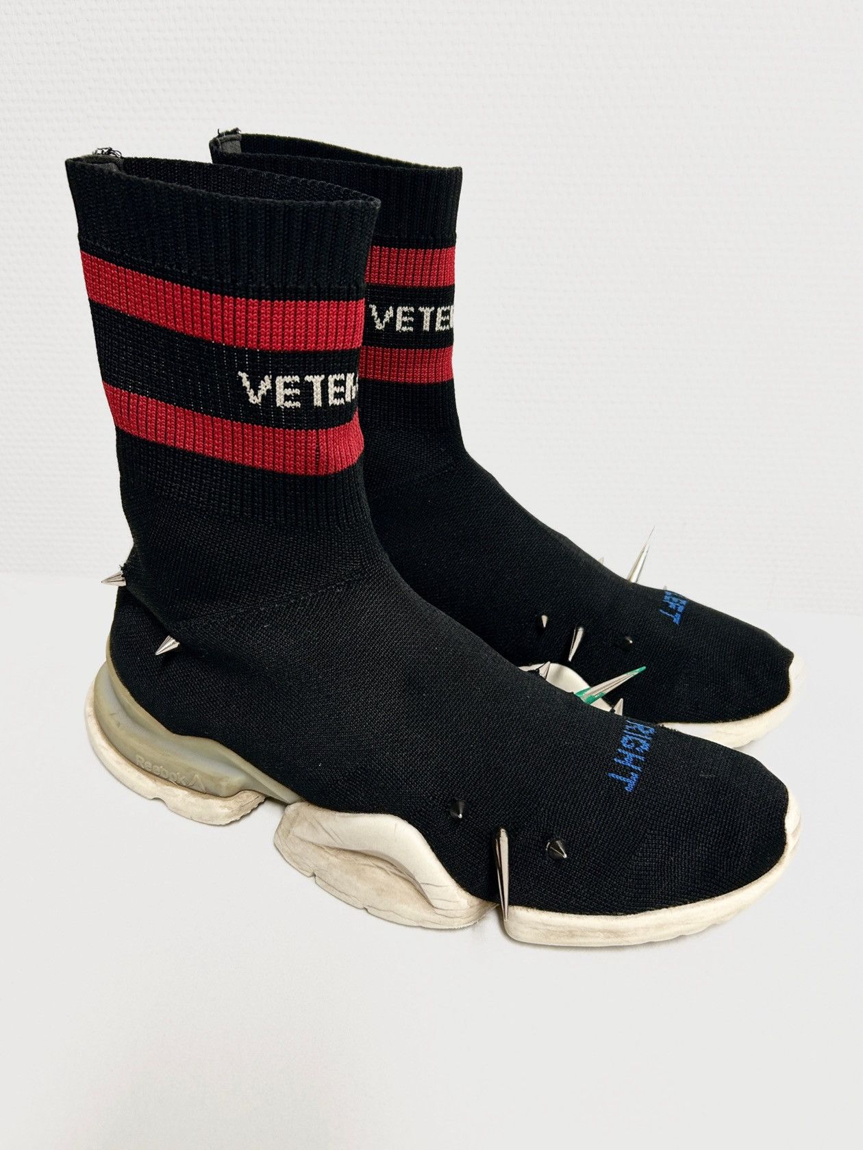 Vetements SS2018 Reebok Spiked Sock Runner Size US 10.5 / EU 43-44 - 1 Thumbnail