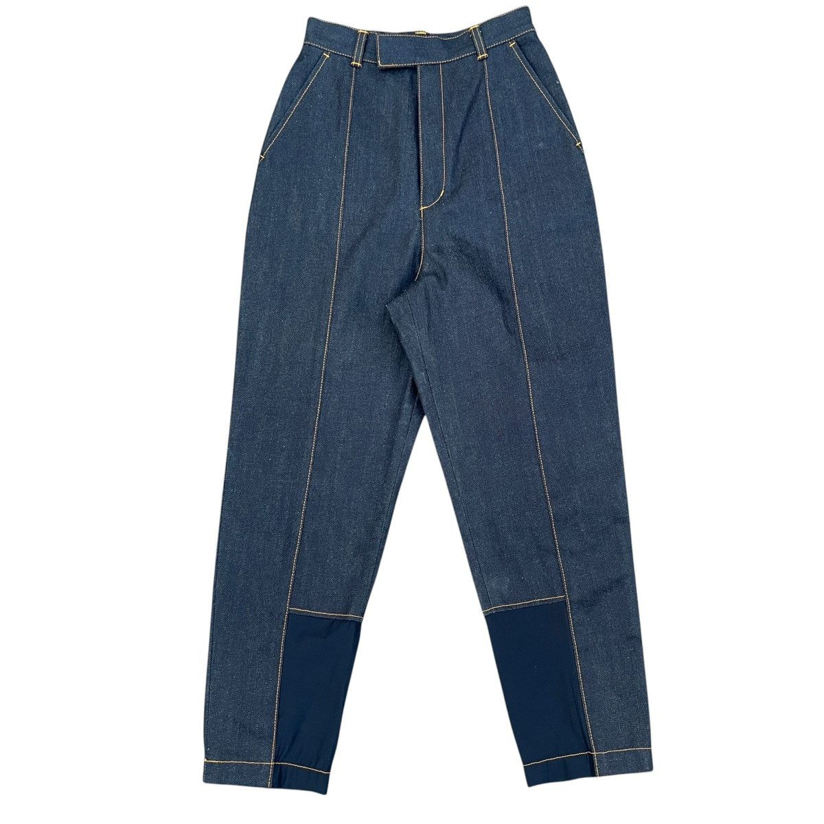 Christian Dada × Japanese Brand Christian Dada - High-Waisted Indigo Denim Jeans Size 24" / US 00 / IT 34 - 1 Thumbnail