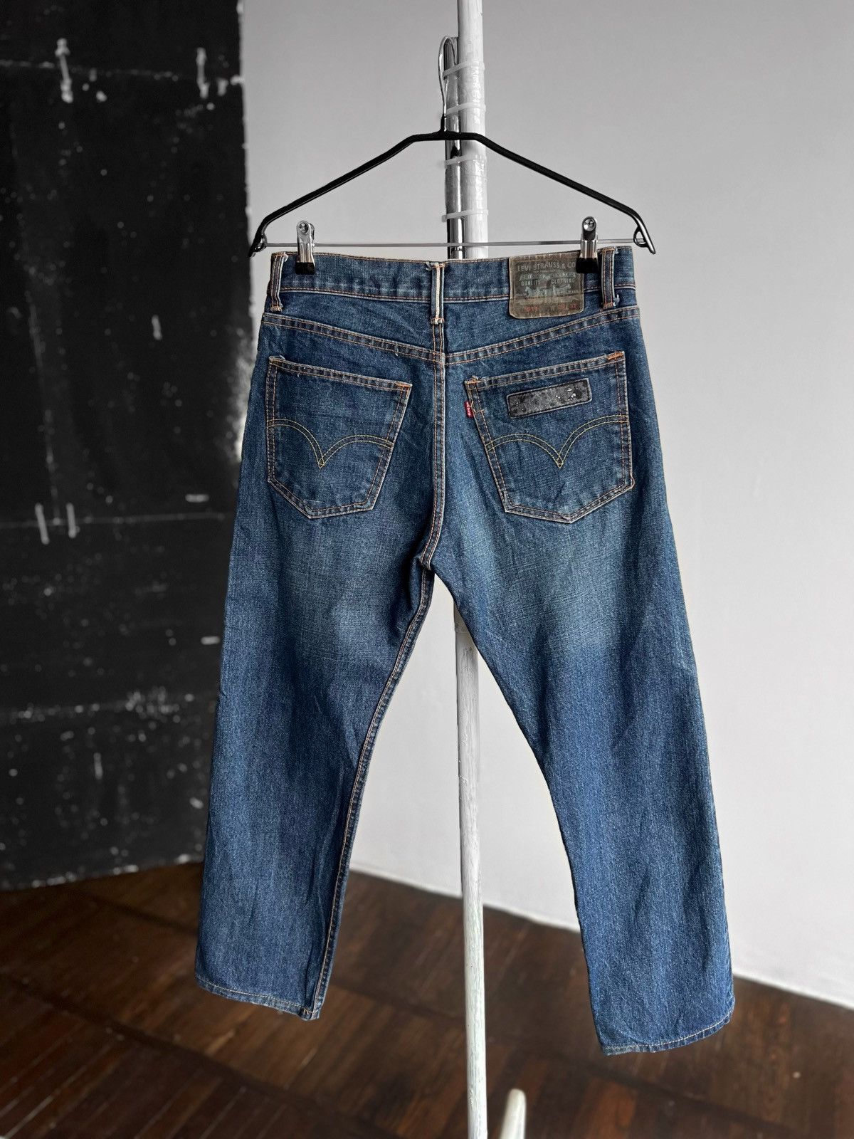 Levi's × Levi's Vintage Clothing × Vintage Levis 511 Vintage 80s 90s Blue Denim Straight Jeans Y2K USA Size US 30 / EU 46 - 3 Thumbnail