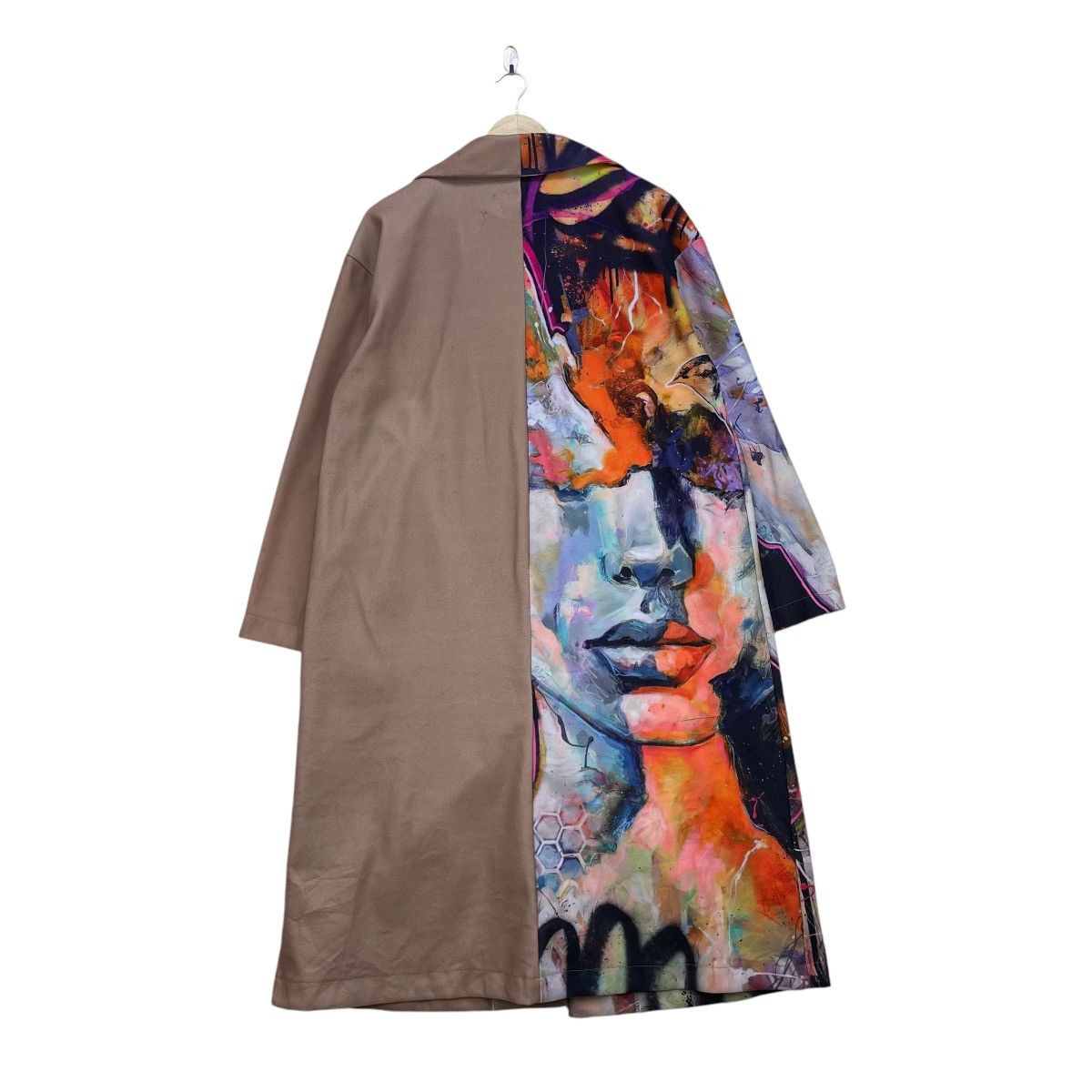 Designer × Japanese Brand Japanese Brand Art Full Print Long Coat Jacket Size L / US 10 / IT 46 - 2 Thumbnail