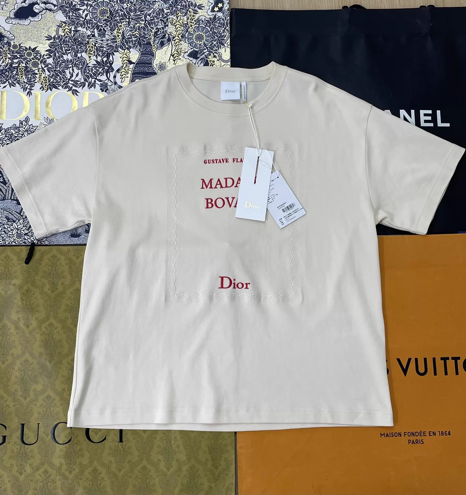 Dior Dior 26 SS New Print Short Sleeve T-Shirt Unisex Size M Size M / US 6-8 / IT 42-44 - 1 Thumbnail