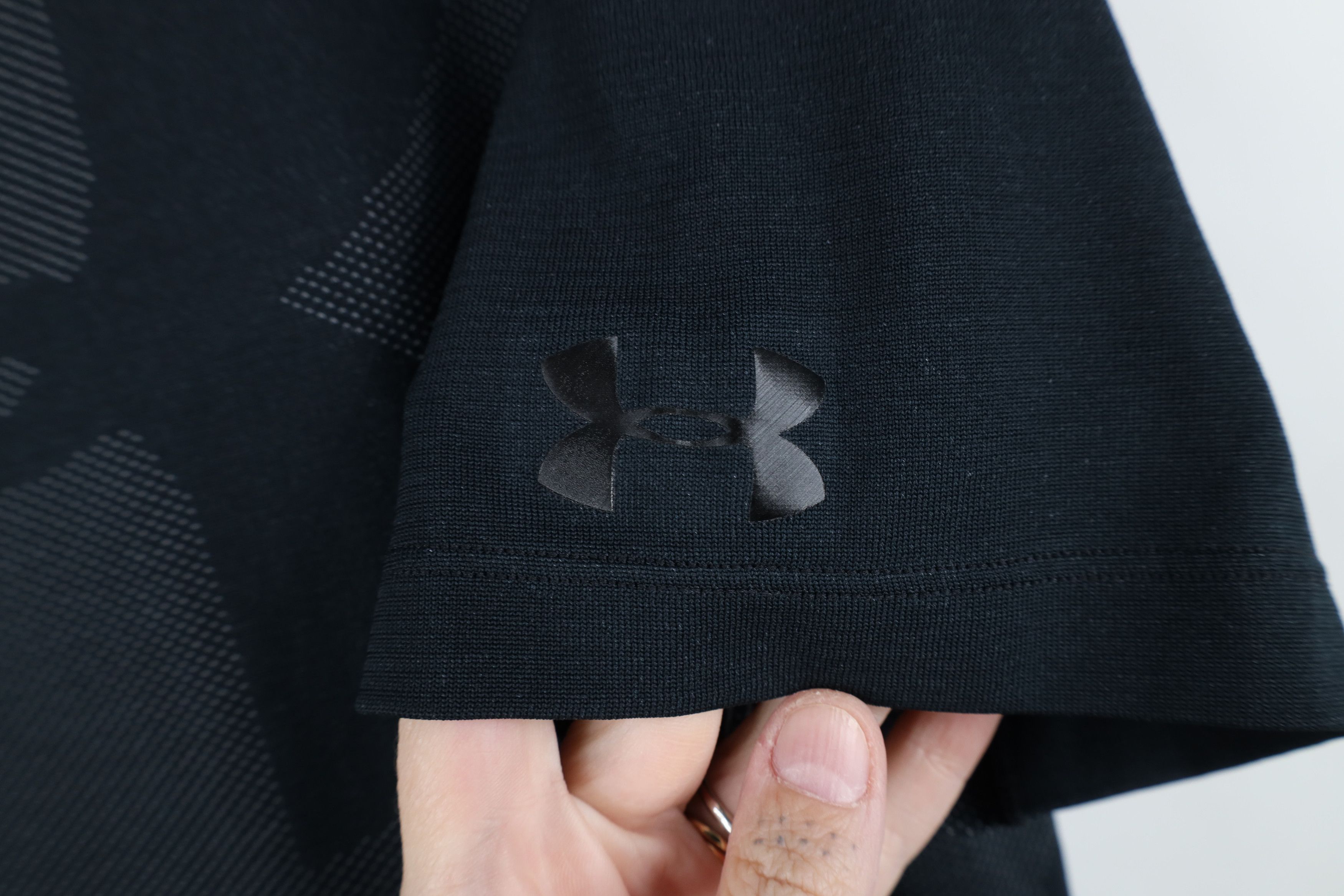 Under Armour Under Armour Logo Knit Gym Training Running T-Shirt Black Size US M / EU 48-50 / 2 - 4 Thumbnail