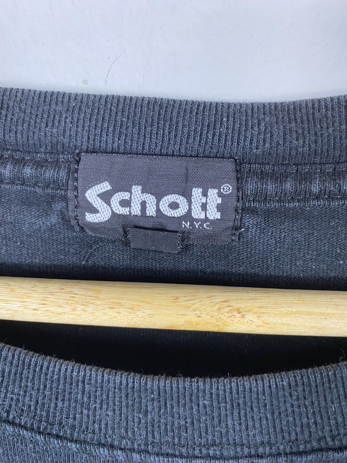 Schott Schott Brother Big Logo Embroidery On Back Long Sleeve Size US XXL / EU 58 / 5 - 7 Thumbnail