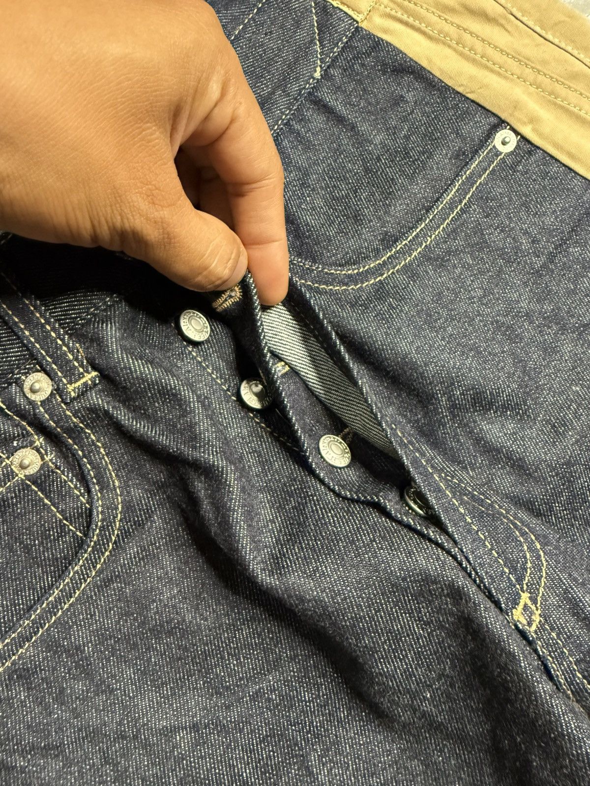 Alexander McQueen Alexander Mcqueen F/W 19 Hybrid Blue Gabardine Panel Jeans Size US 32 / EU 48 - 11 Thumbnail