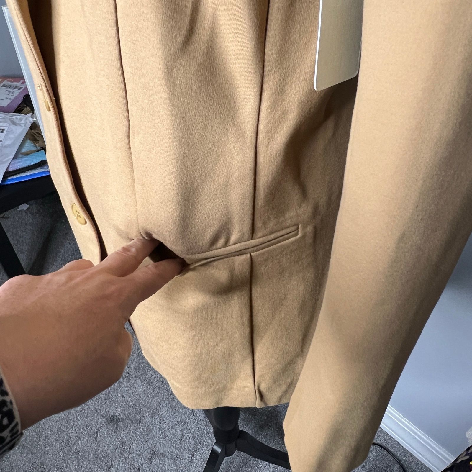 Other Alexis Oversized Button Cuff 2 Pocket Long Sleeve Blazer Size M / US 6-8 / IT 42-44 - 21 Thumbnail