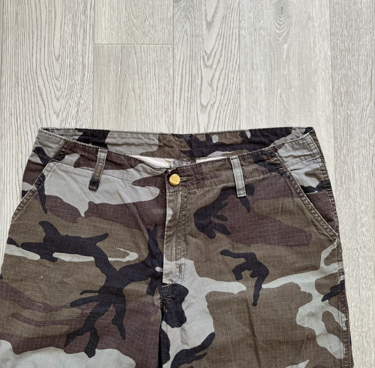 Carhartt × Vintage Vintage Carhartt W Cargo Pants Army Military Size 29" - 4 Thumbnail