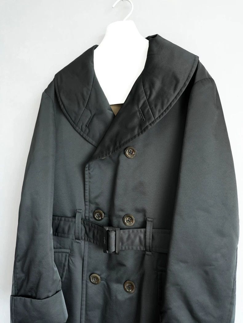 Yohji Yamamoto Yohji Yamamoto Yohji Yamamoto Black Collar Coat Size US L / EU 52-54 / 3 - 5 Thumbnail