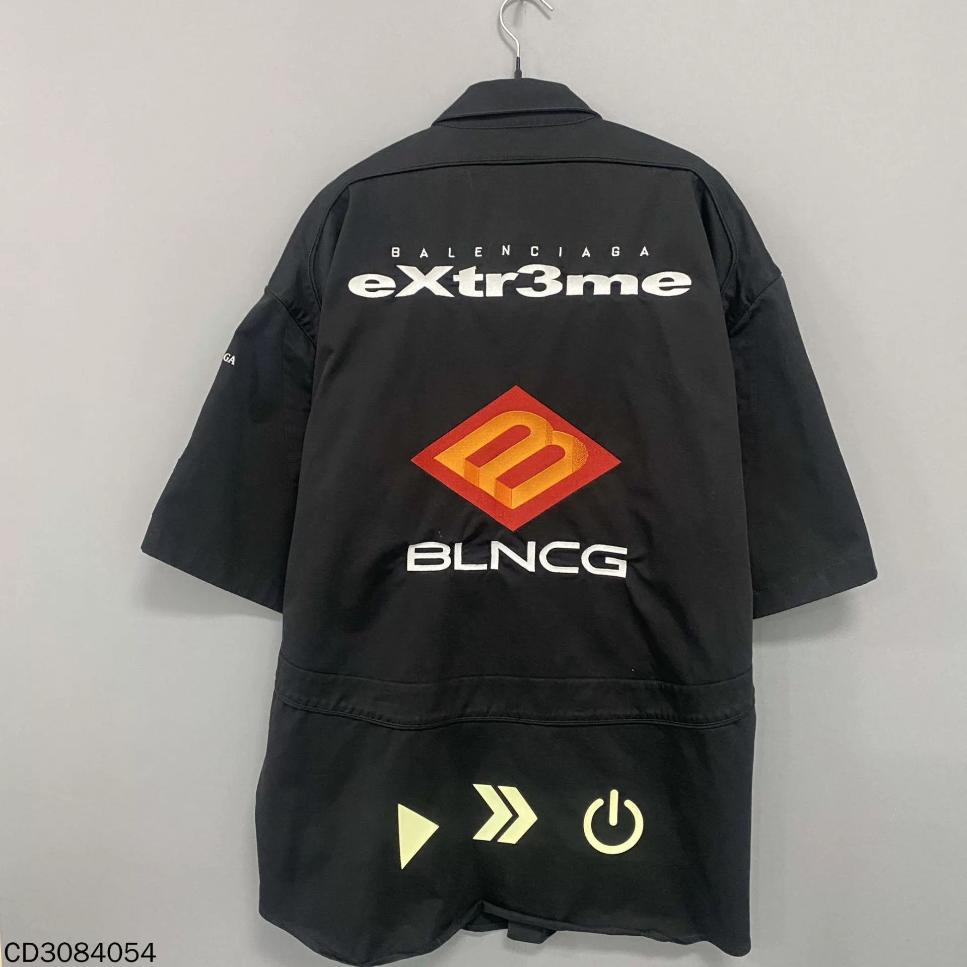 Balenciaga Balenciaga Racing Multi-Logo 7/8 Sleeve Shirt 37 Size US XS / EU 42 / 0 - 3 Thumbnail