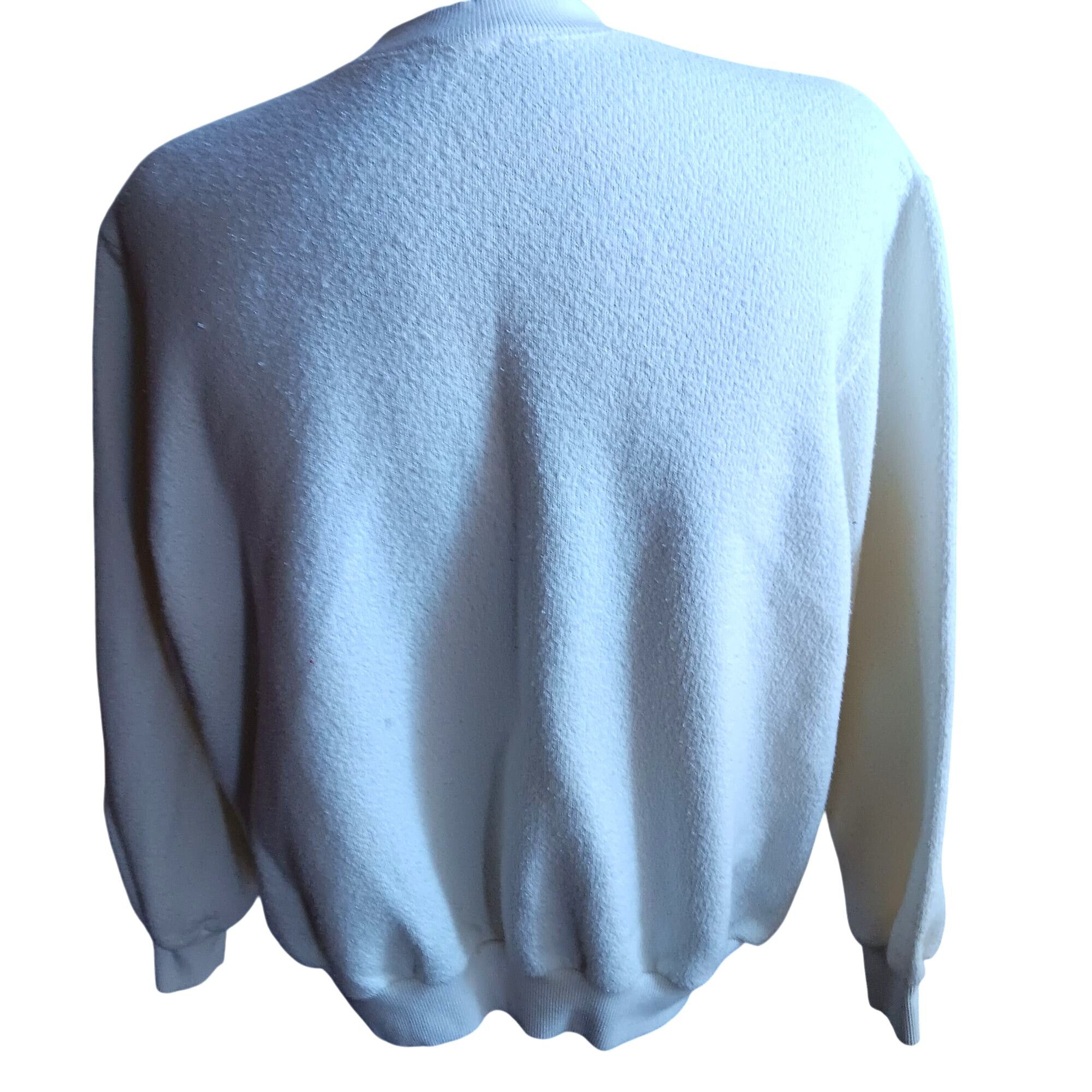 Vintage CottageCore Vintage Women's Sweatshirt XL Embroidered Angels Size XL / US 12-14 / IT 48-50 - 4 Thumbnail
