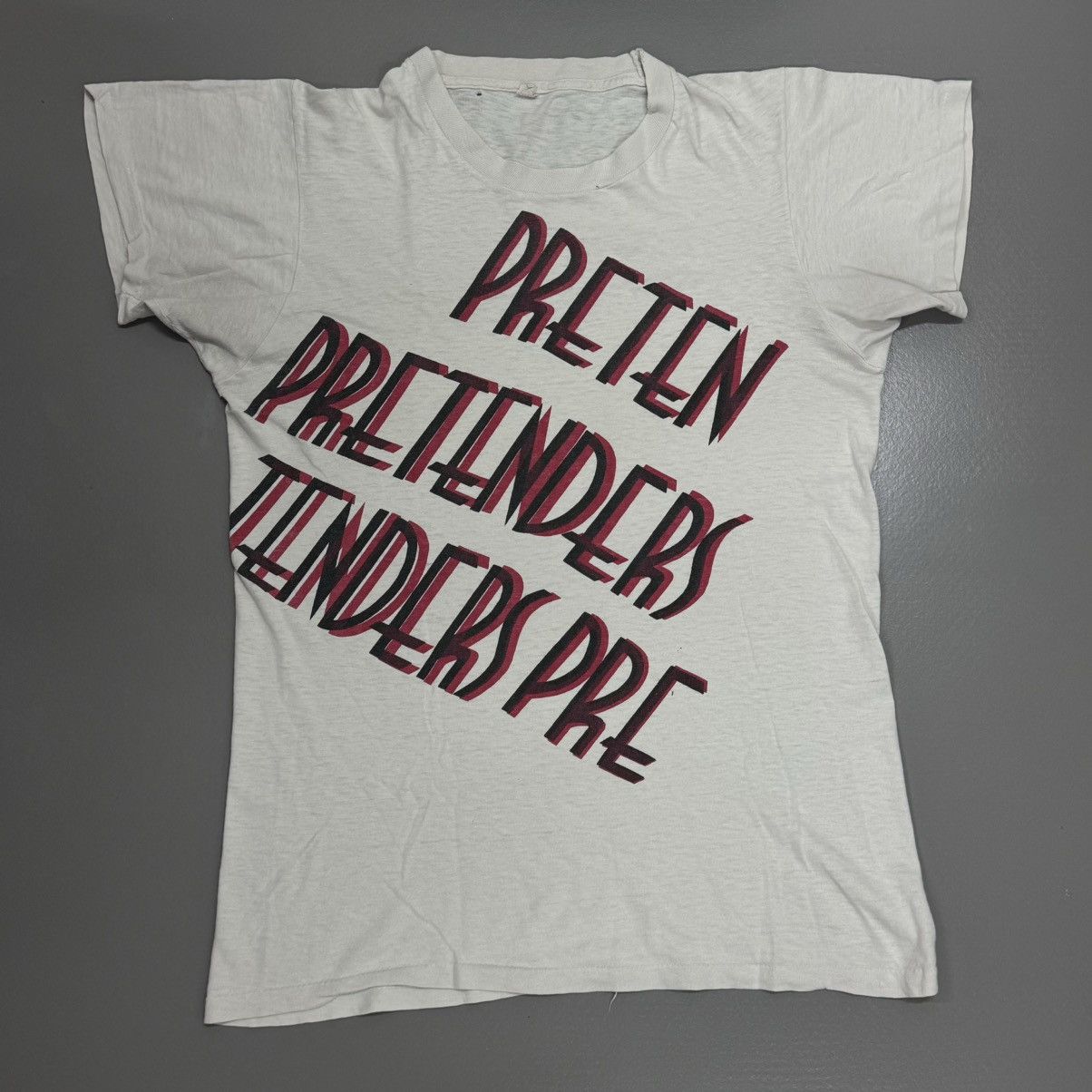 Band Tees × Vintage Rare Vintage 70s The Pretenders Size US S / EU 44-46 / 1 - 1 Thumbnail