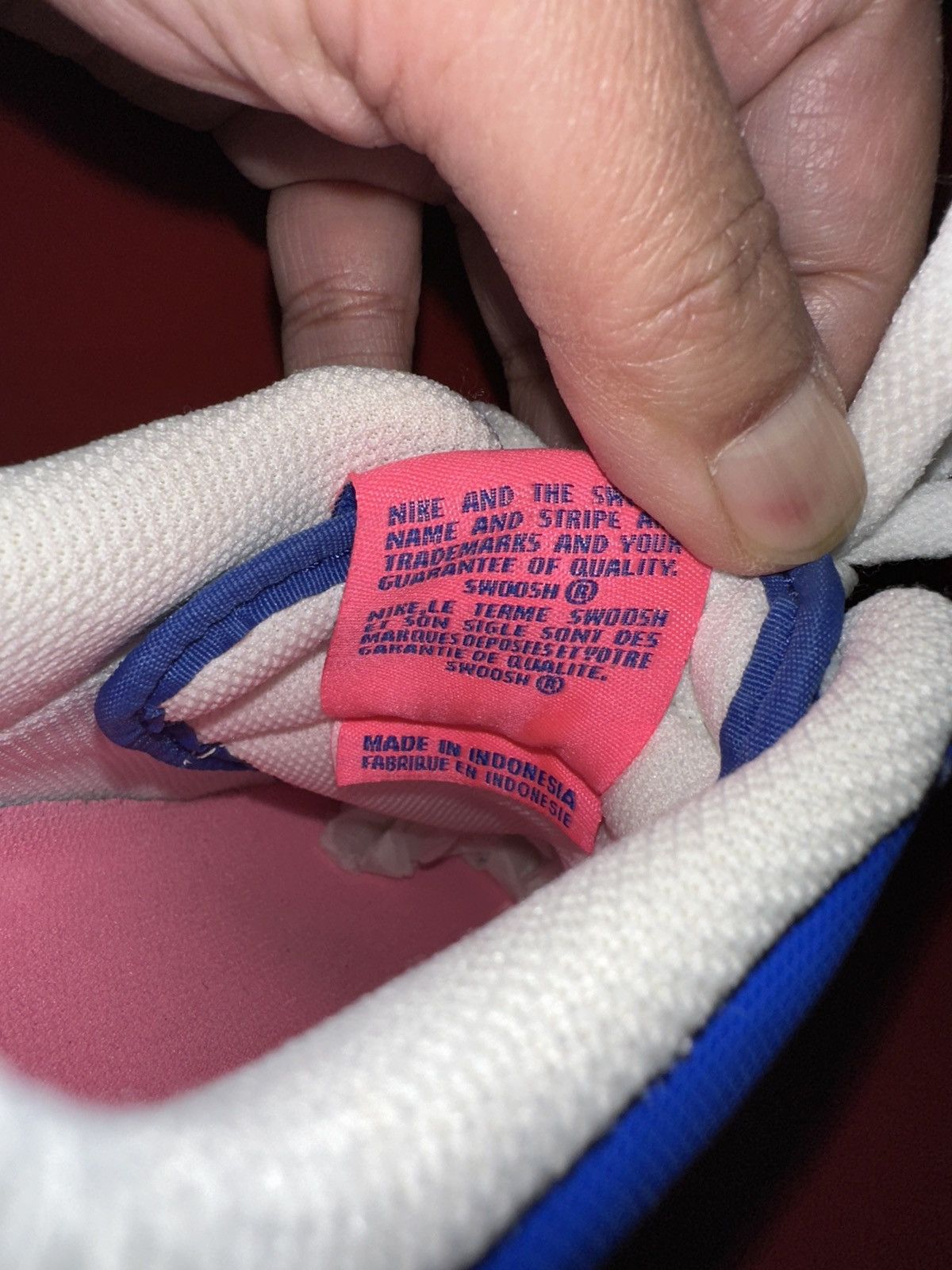 Nike NOS Vtg NIKE Air Force 1 AF-1 '82 Pink & Blue Deadstock 7M Size US 7 / EU 40 - 14 Thumbnail