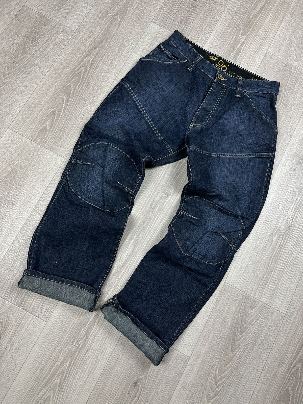 G-Star G Star Raw Denim Vintage Jeans Baggy Double Knee Y2K Size US 32 / EU 48 - 2 Thumbnail