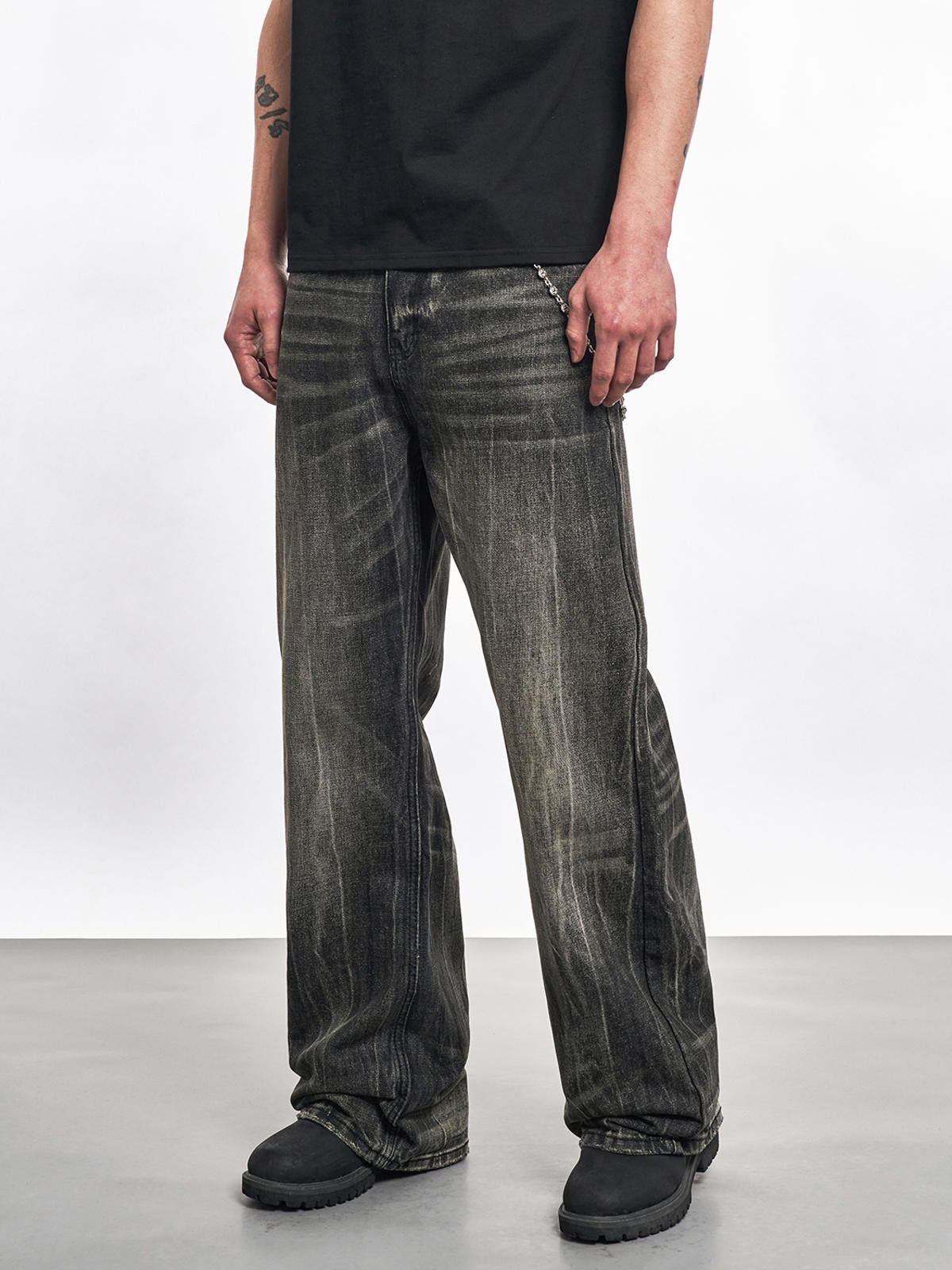 Wide Leg Flare Jeans