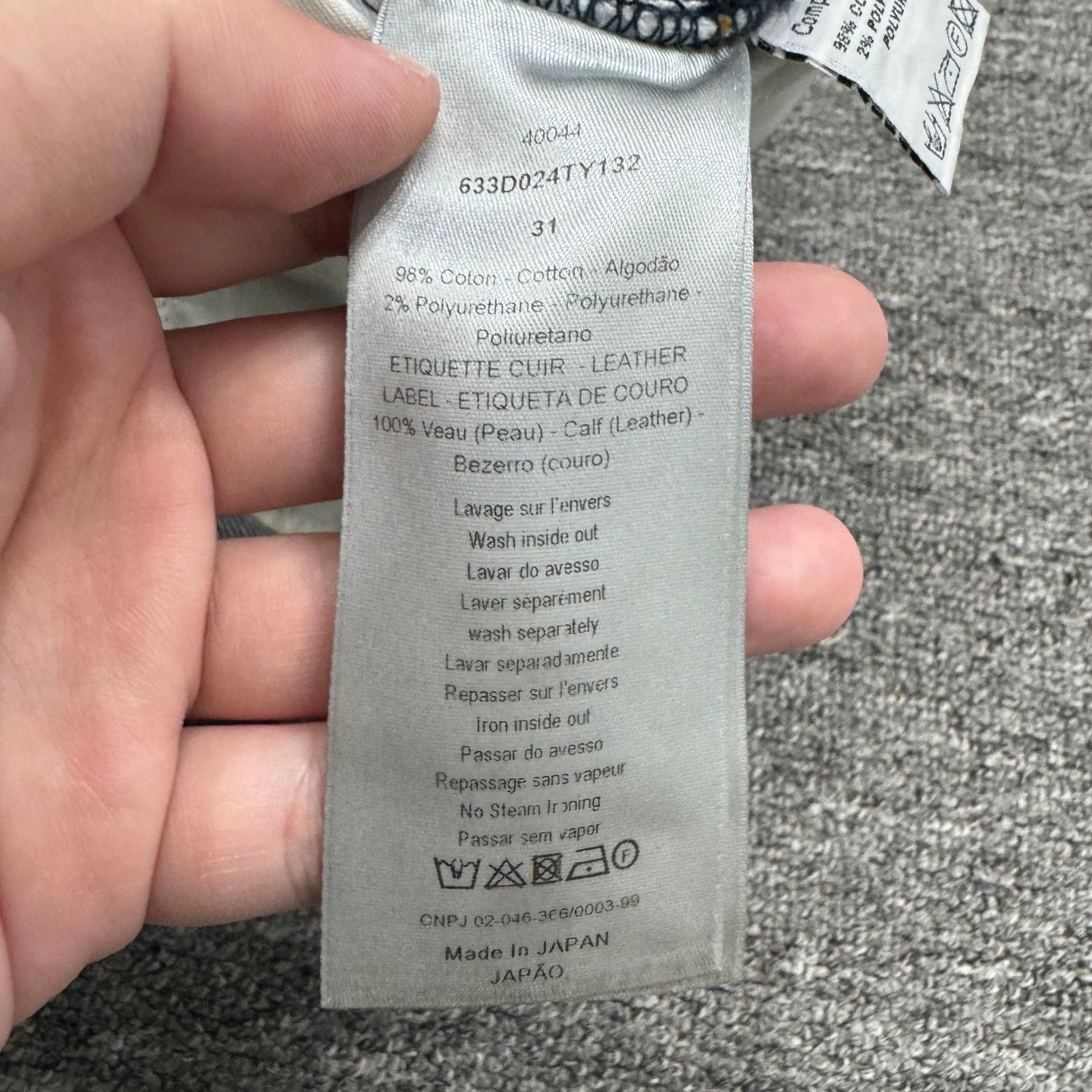 Dior Dior Washed Distressed Jeans 31 Size US 31 - 3 Thumbnail