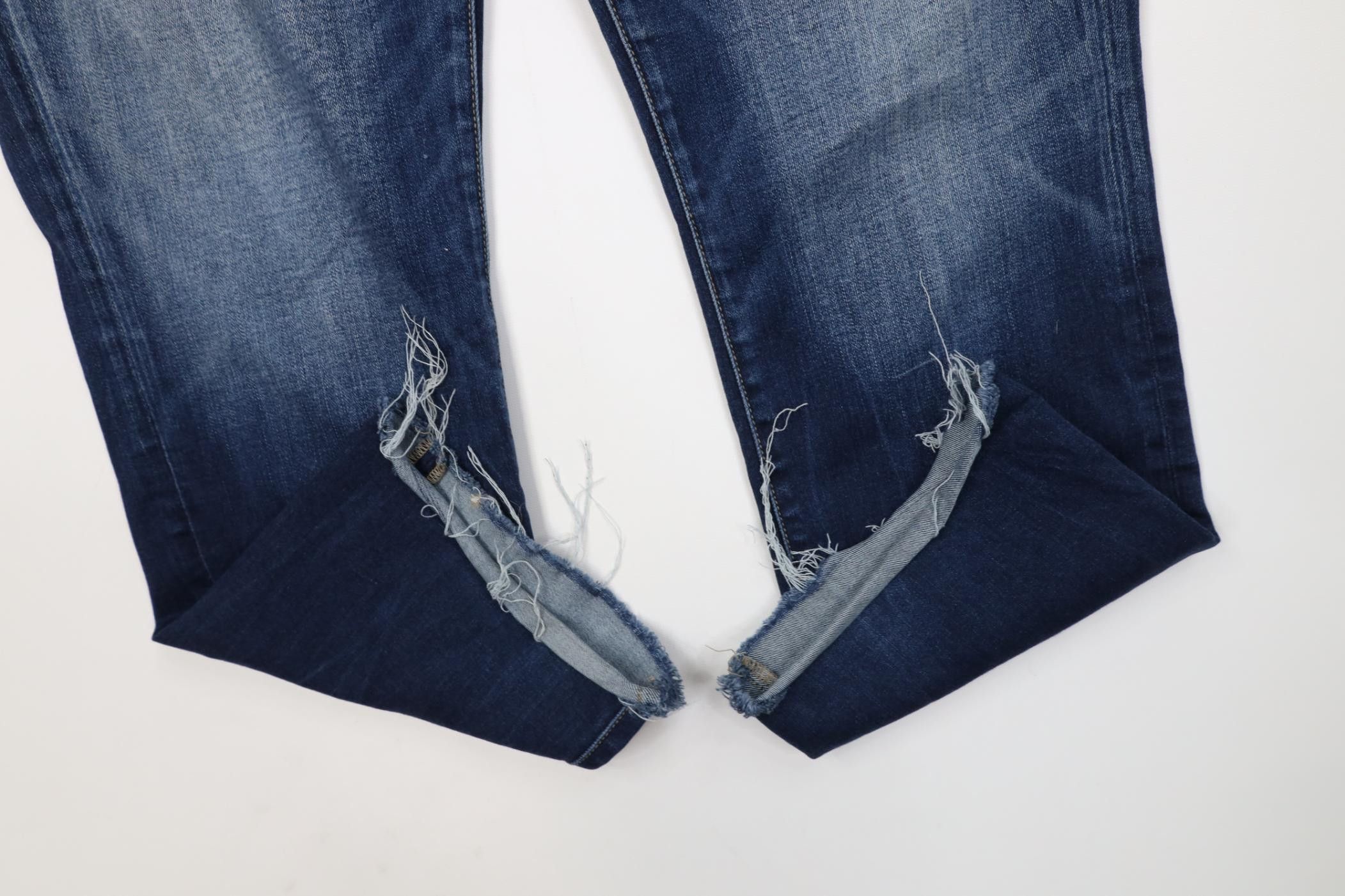 Vintage Buckle Black Fit No 93 Stretch Straight Leg Denim Jeans Size US 36 / EU 52 - 5 Thumbnail