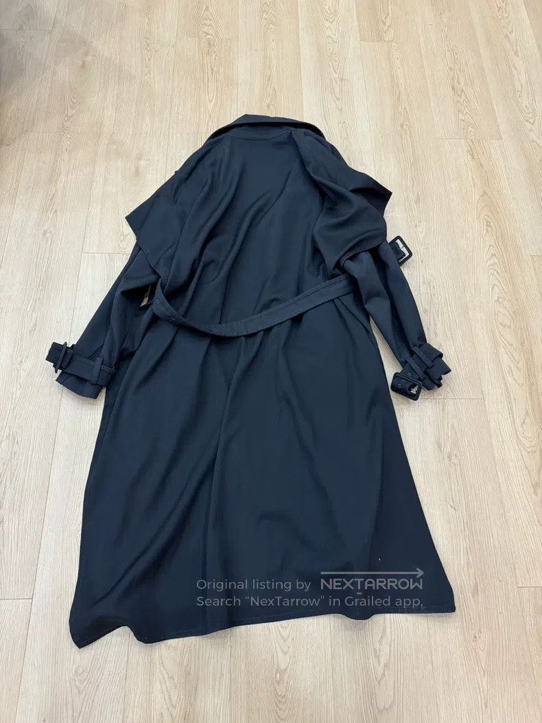 Valentino Valentino Black double-breasted trench coat Size S / US 4 / IT 40 - 5 Thumbnail