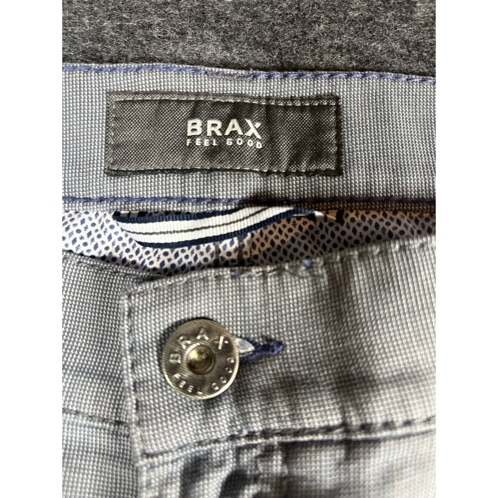 BRAX Brax feel good Gray Pants Mens 34x34 Regular Fit Size US 34 / EU 50 - 3 Thumbnail
