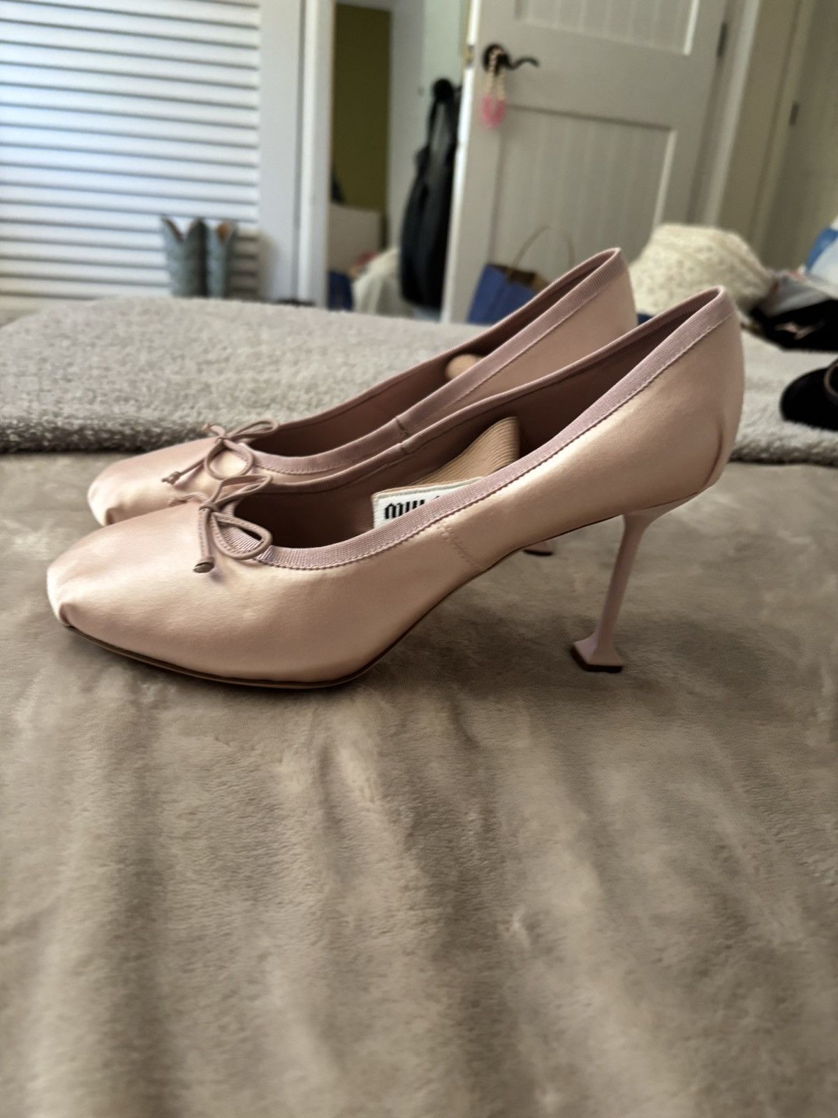 Miu Miu Miu Miu Pink Ballet Heels Size US 8.5 / IT 38.5 - 3 Thumbnail