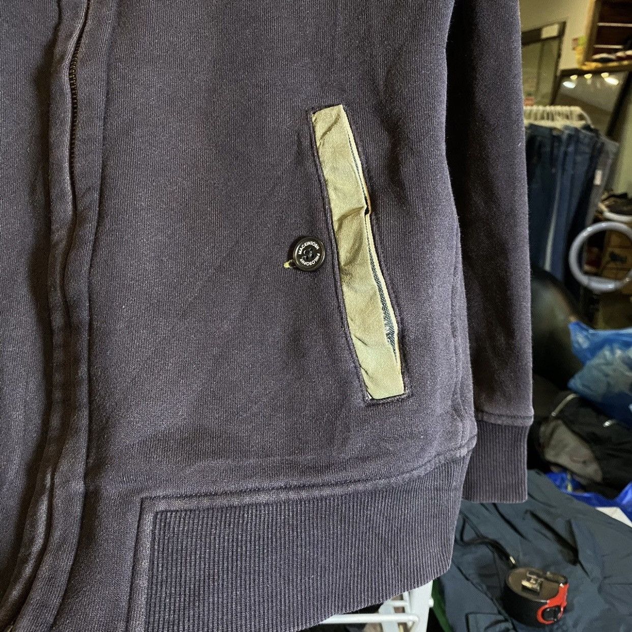Mackintosh Vintage 90s Faded Navy Mackintosh Philosophy Zip Up Hoodie Size US S / EU 44-46 / 1 - 7 Thumbnail