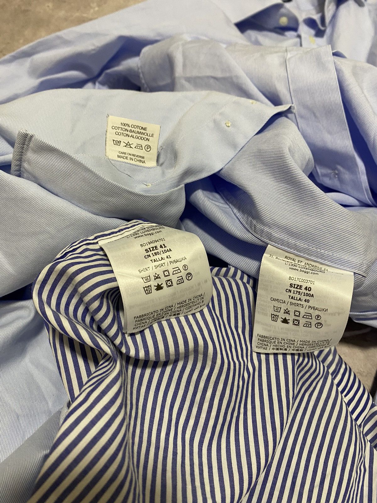 Boggi Rare Pack x3 BOGGI Milano Japanese Exclusive Shirt Button UP Size US L / EU 52-54 / 3 - 18 Thumbnail