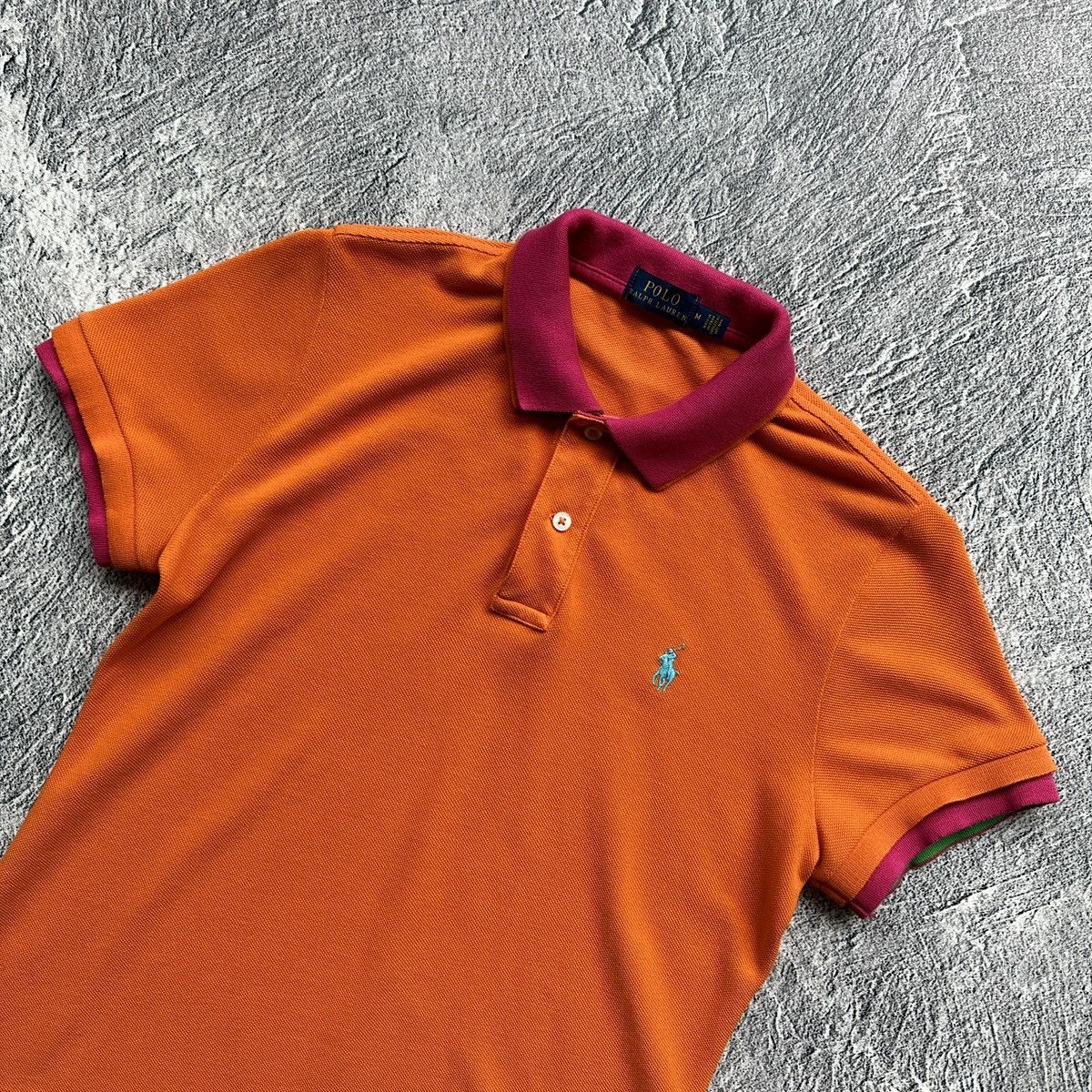 Polo Ralph Lauren Women’s Polo Ralph Lauren Double-collar polo shirt orange Size M / US 6-8 / IT 42-44 - 5 Thumbnail