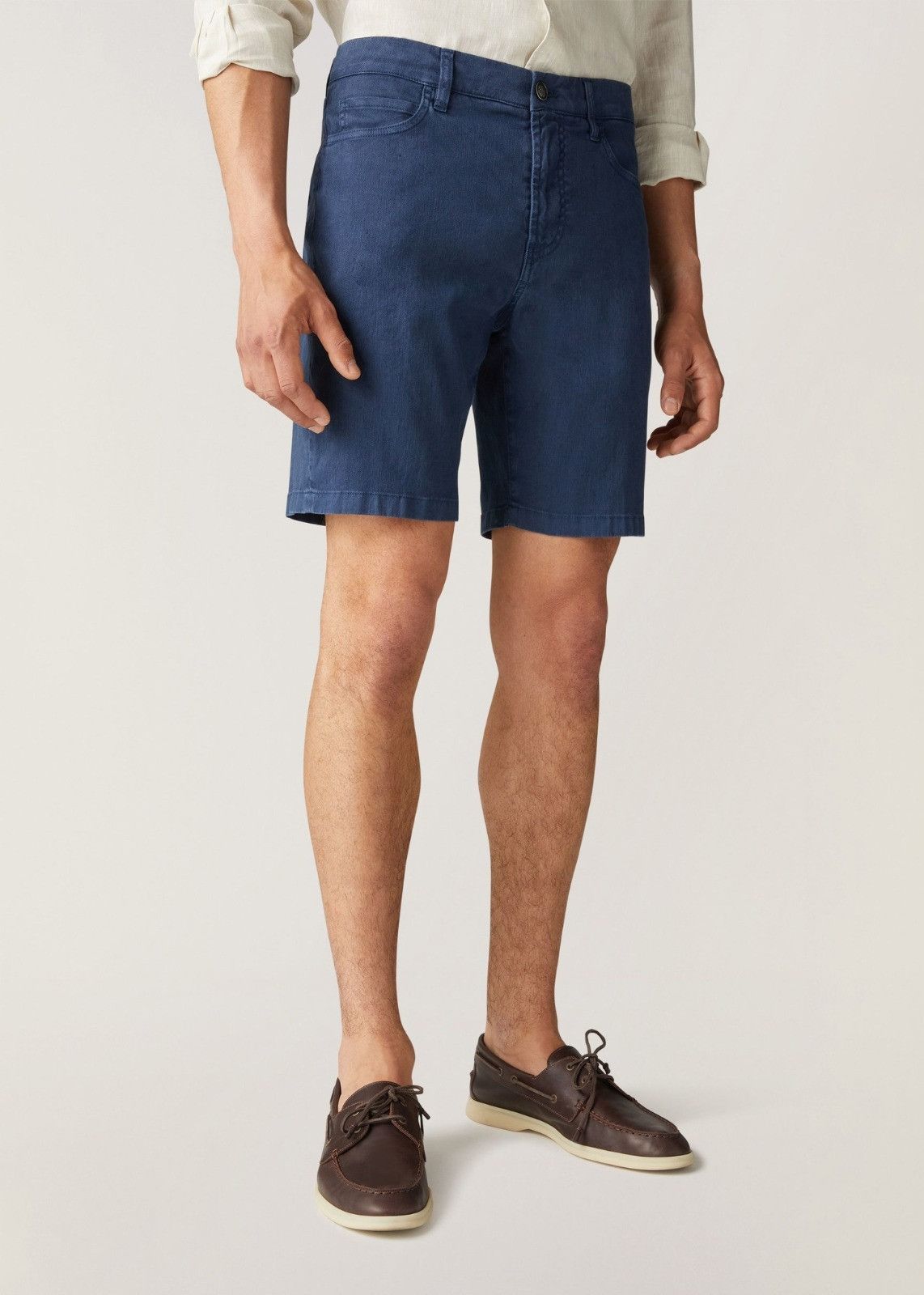 Loro Piana o1srvl11e1024 Doccio Bermuda Shorts in Blue Size US 30 / EU 46 - 2 Thumbnail